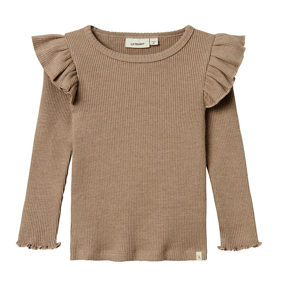 Lil Atelier Bluse - Rib - NmfSophia - Rugby Tan