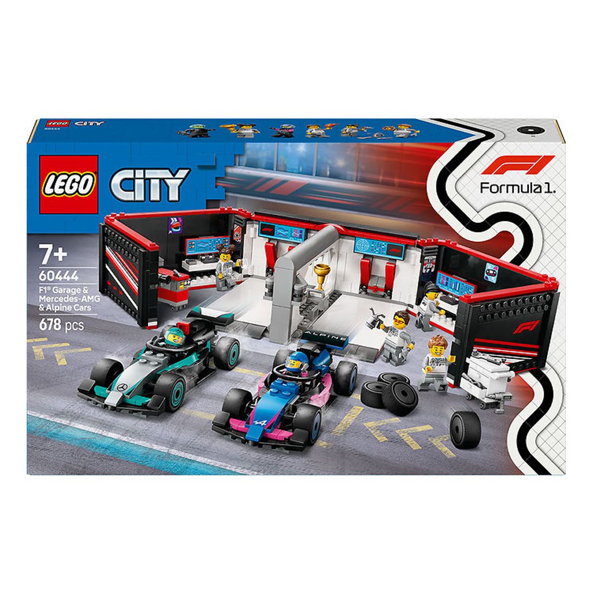 LEGO ® City - F1 ® Garage: Mercedes-AMG og Alpine-biler 60444 - 67