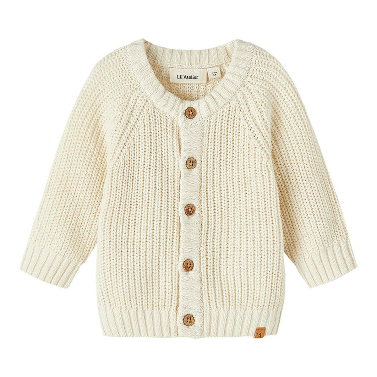 Lil' Atelier Cardigan - Strik - NbnEmlen - Turtledove