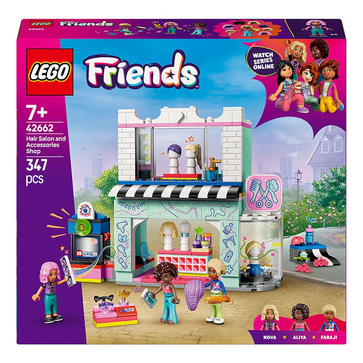 LEGO ® Friends - Frisørsalon og Accessories-butik 42662 - 347 Del