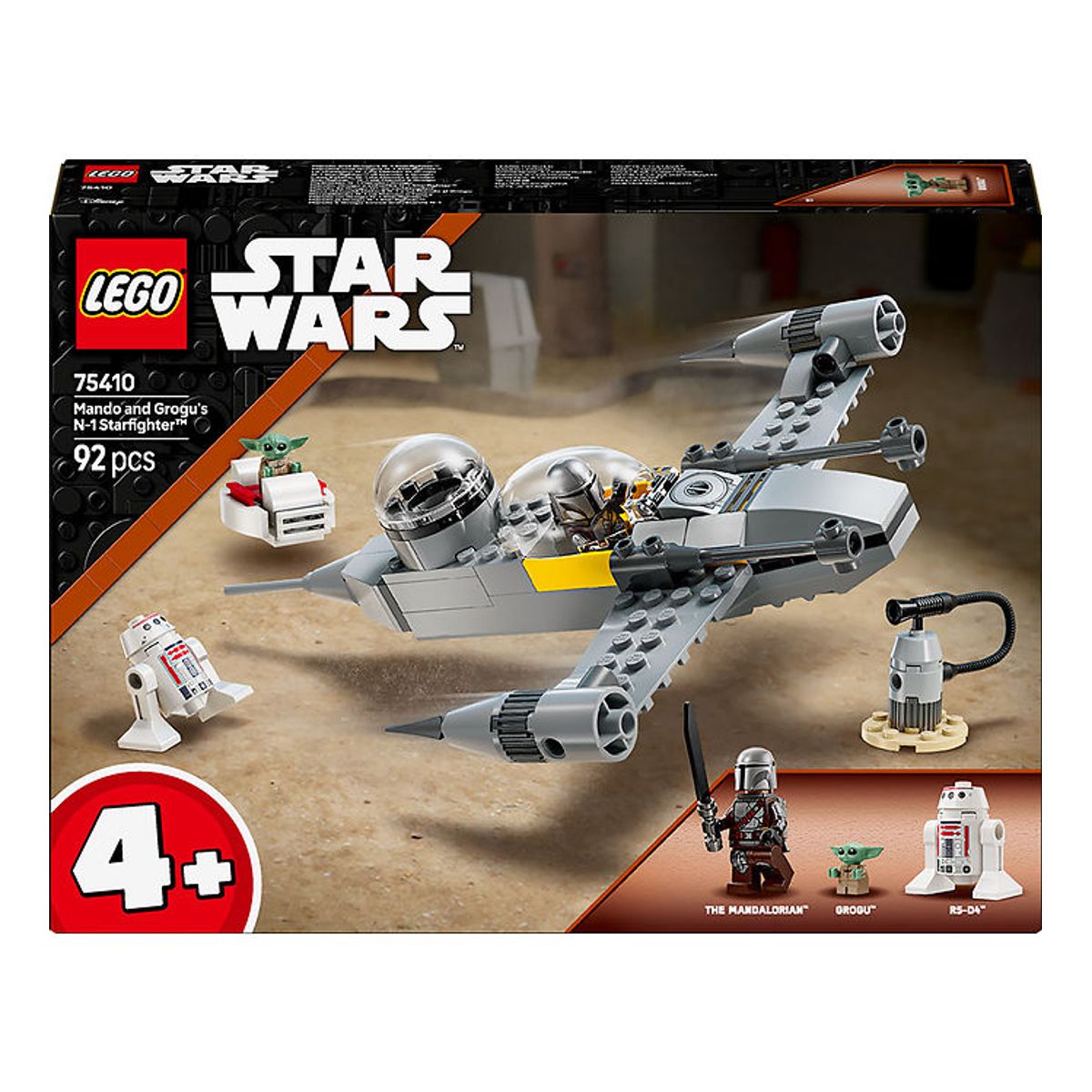 LEGO ® Star Wars - Mando og Grogus N-1-stjernejager 75410 - 92 De