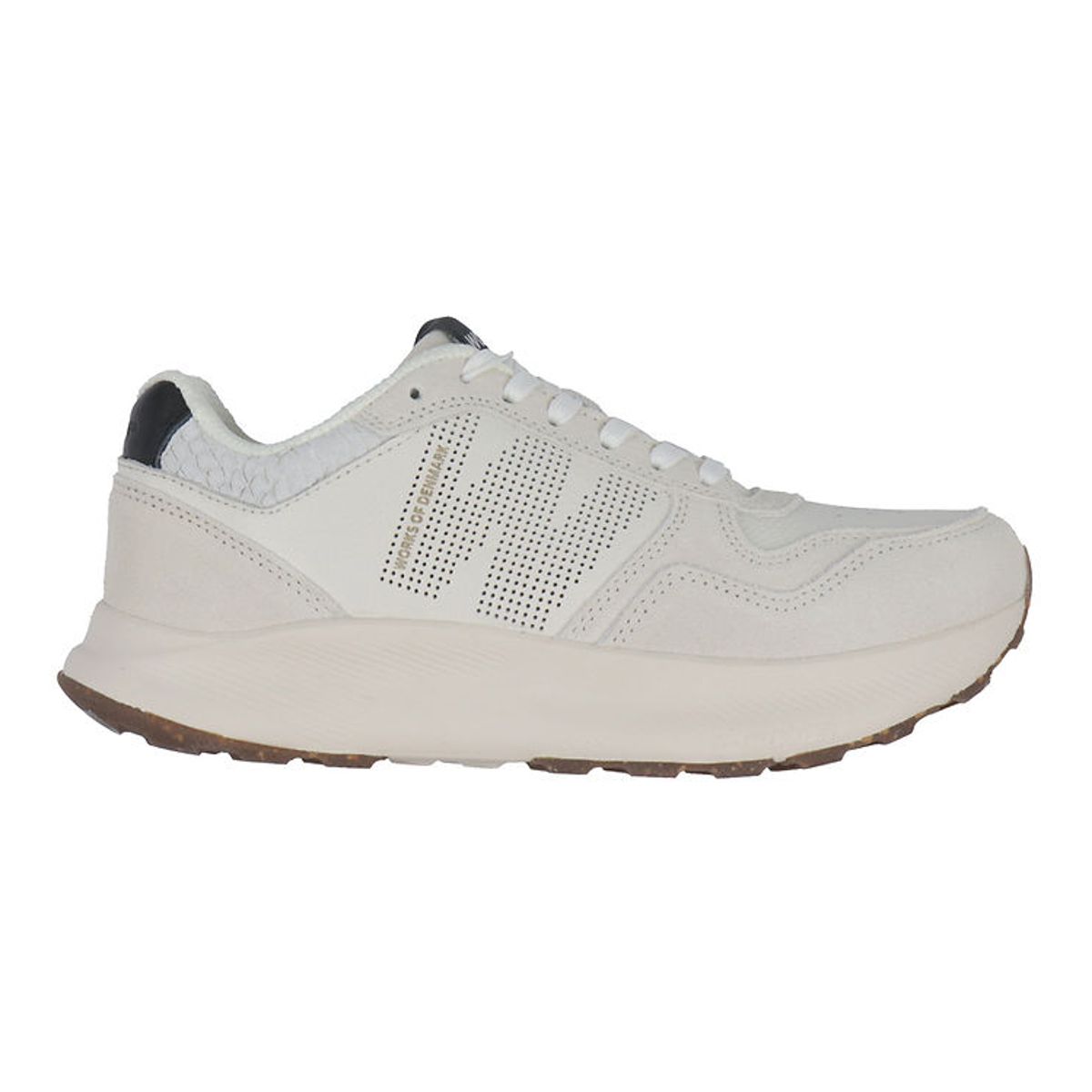 Woden Sko - Mathilde Runner Leather - Blanc De Blanc