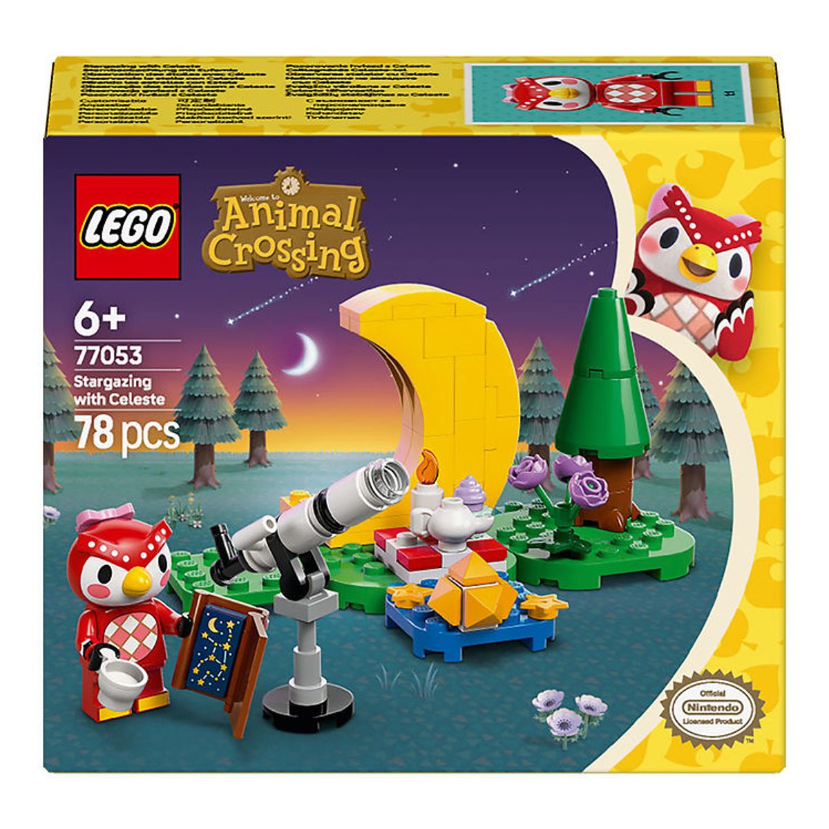 LEGO ® Animal Crossing - Stjernekiggeri med Celeste 77053 - 78 De