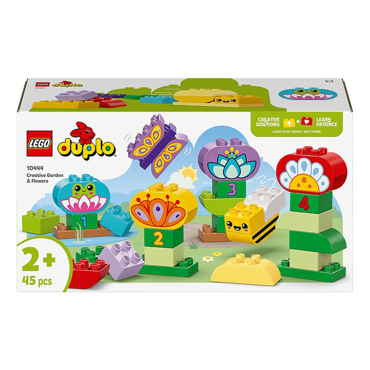 LEGO ® DUPLO ® - Kreativ Have Og Blomster 10444 - 45 Dele