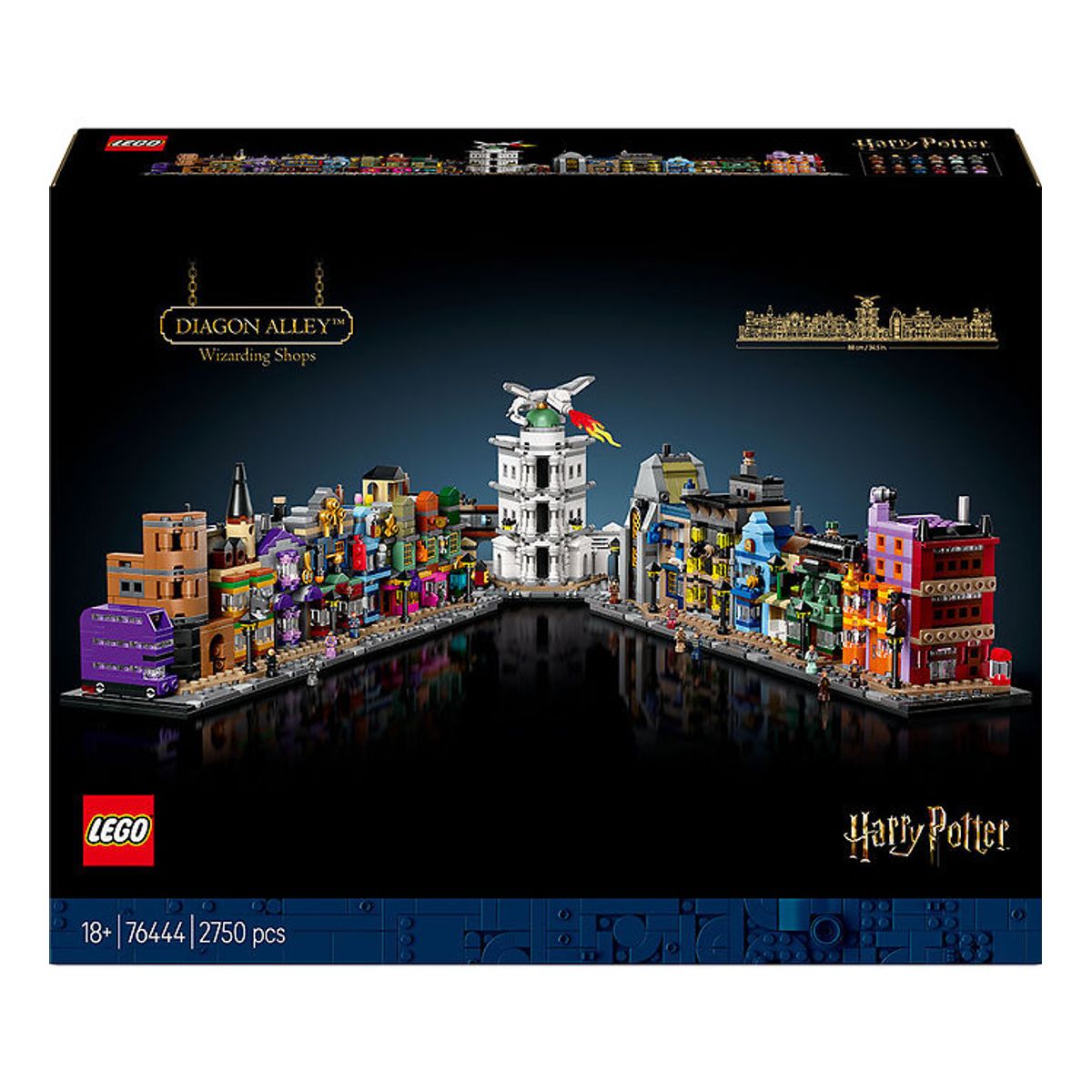 LEGO ® Harry Potter - Diagonalstrædes Butikker 76444 - 2750 Dele