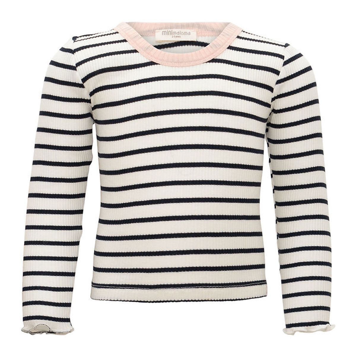 Minimalisma Bluse - Rib - Silke/Bomuld - Bardot - Sailor