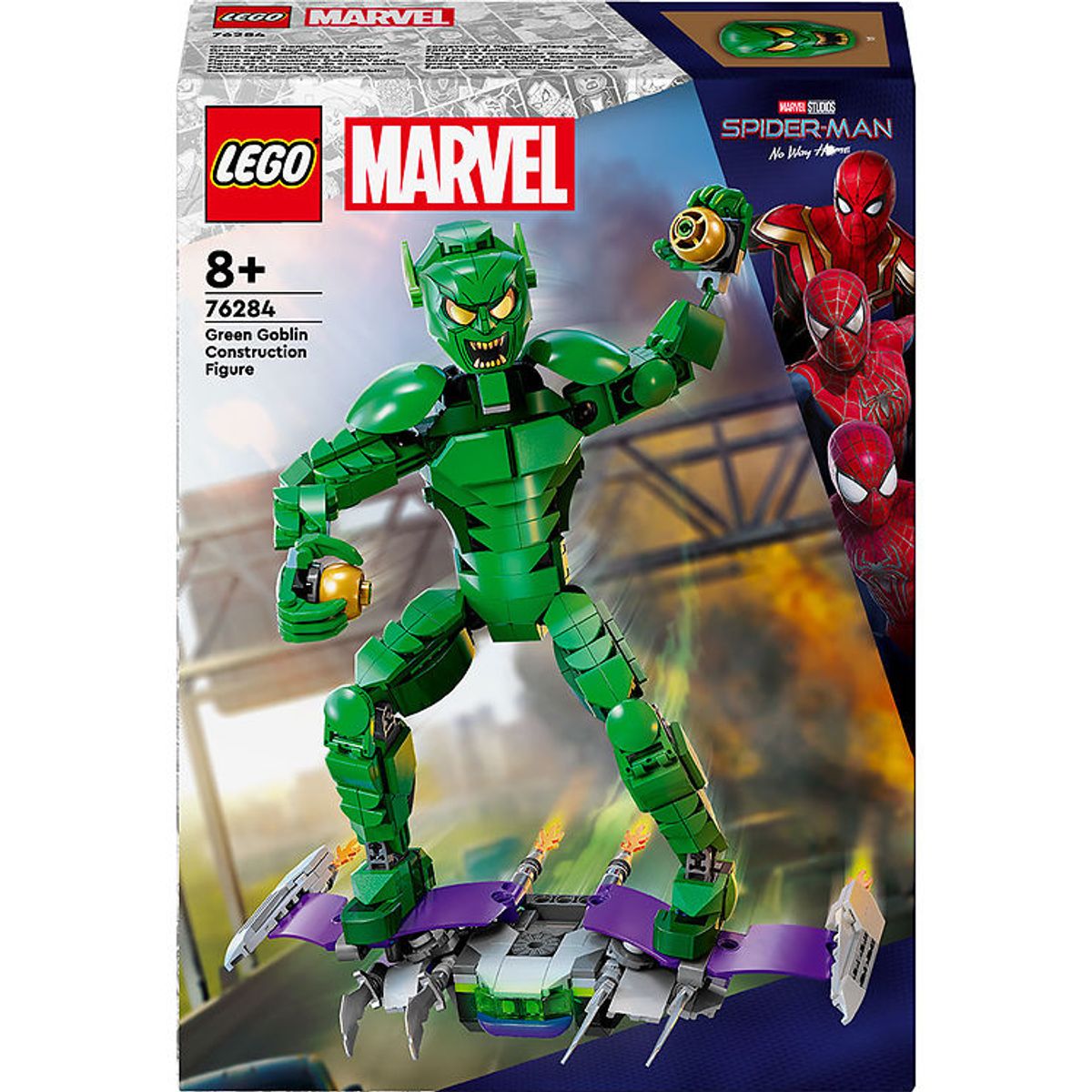 LEGO ® Marvel Spider-Man - Byg selv-figur af Green Goblin 76284 -