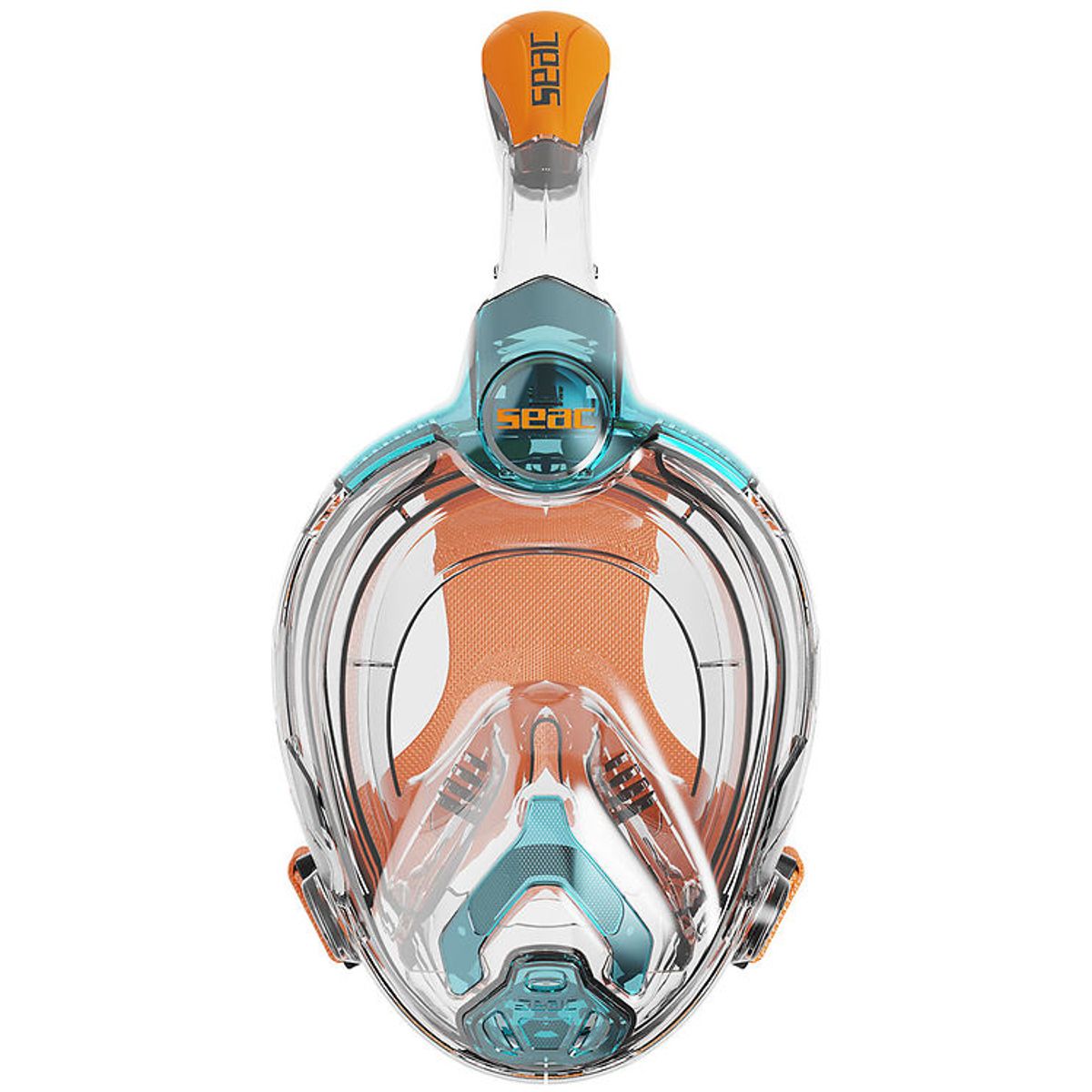 Seac Snorkelmaske - Libera Junior - Aquamarina/Orange