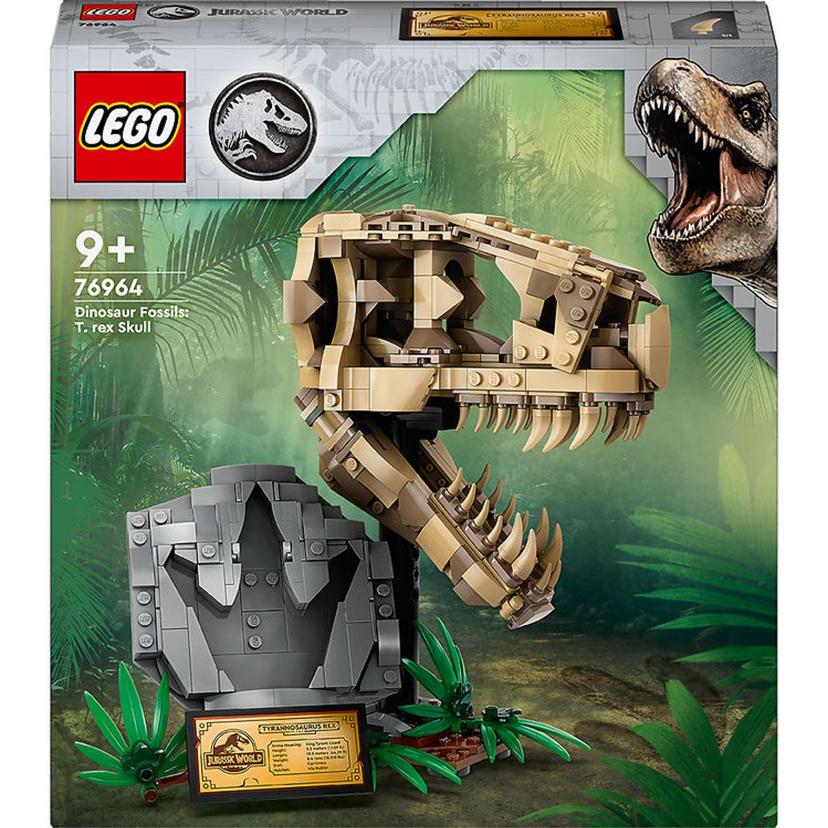 LEGO ® Jurassic World - Dinosaurfossiler: T. Rex-kranium 76964 -