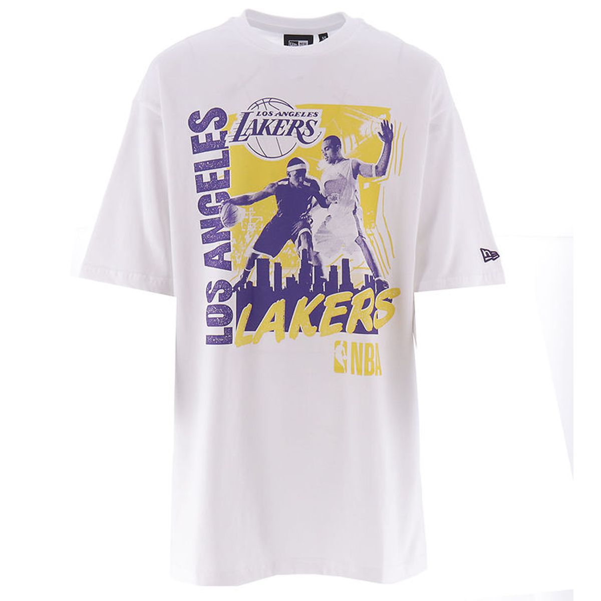 New Era T-Shirt - NBA Player Graphic - Lakers - Hvid