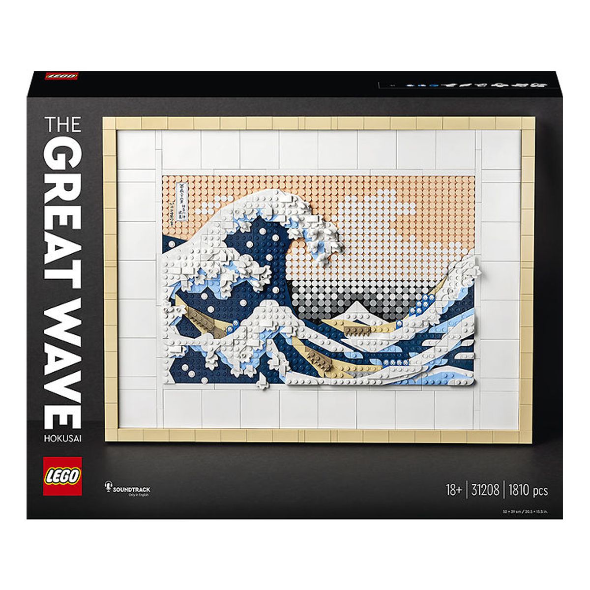 LEGO ® Art - Hokusai - Den store bølgen ved Kanagawa - 1810 Dele