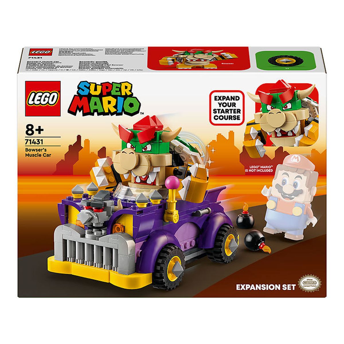 LEGO ® Super Mario - Bowsers Muskelbil - Udvidelsessæt 71431 - 45