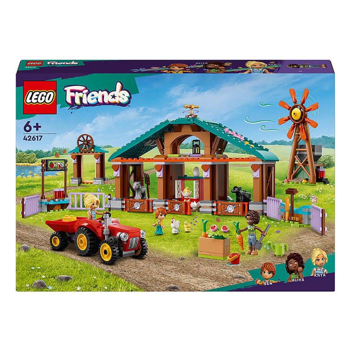 LEGO ® Friends - Dyrereservat På Bondegården 42617 - 489 Dele