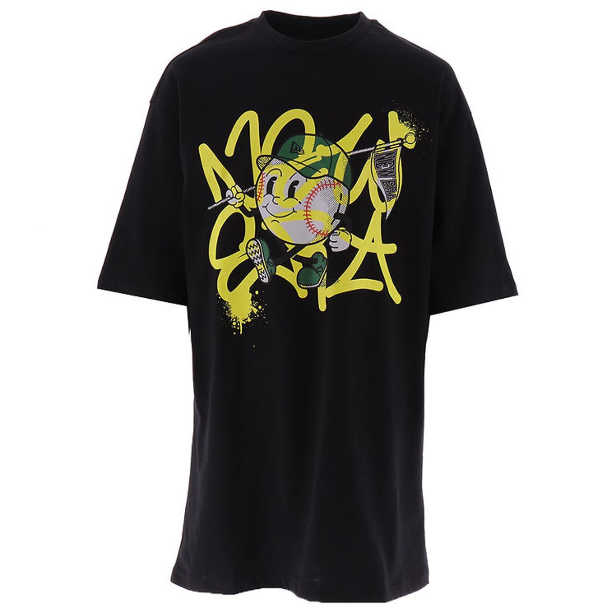 New Era T-Shirt - NE Spray Graphc - Sort