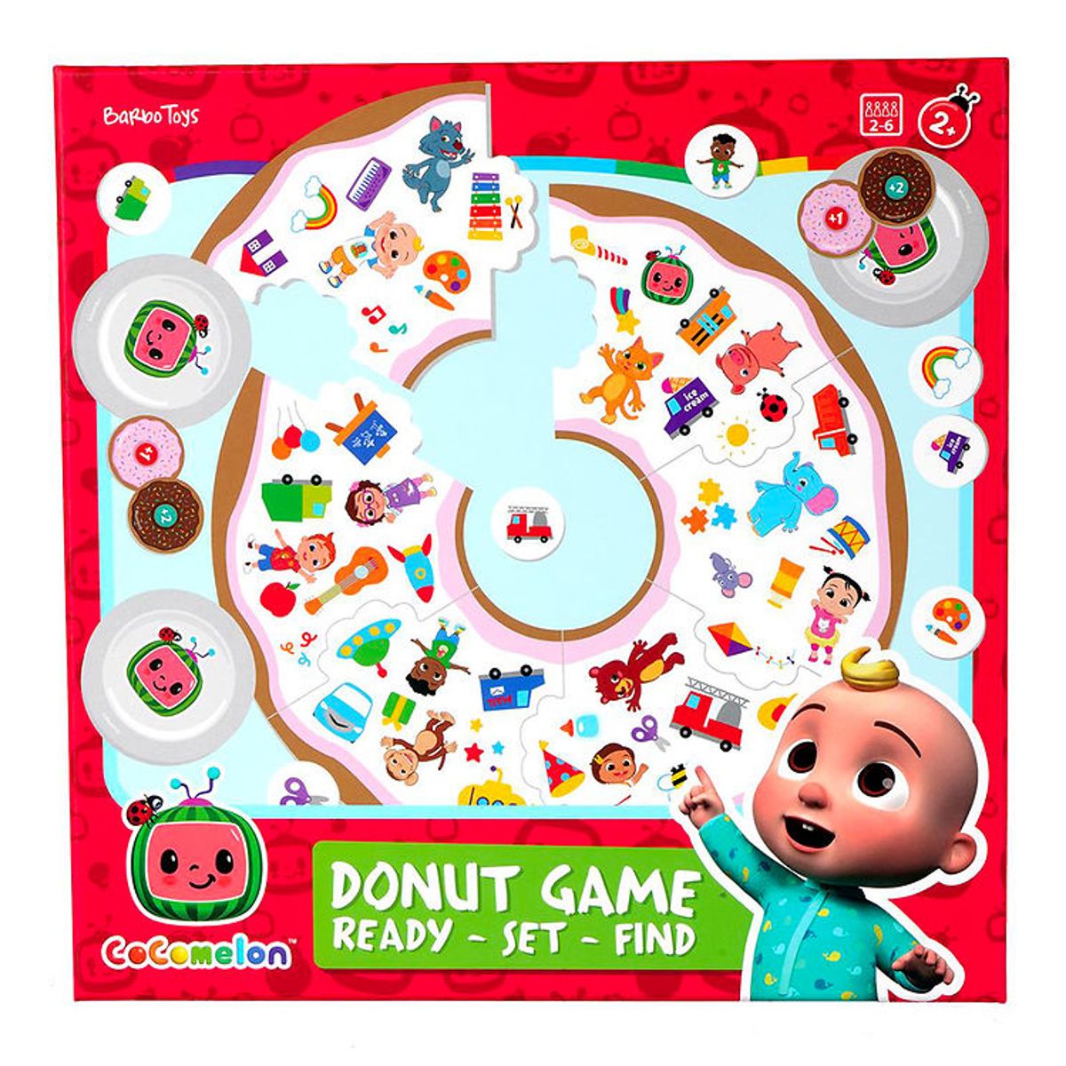 Hasbro Spil - CoComelon Donut Game - Ready, Set, Find