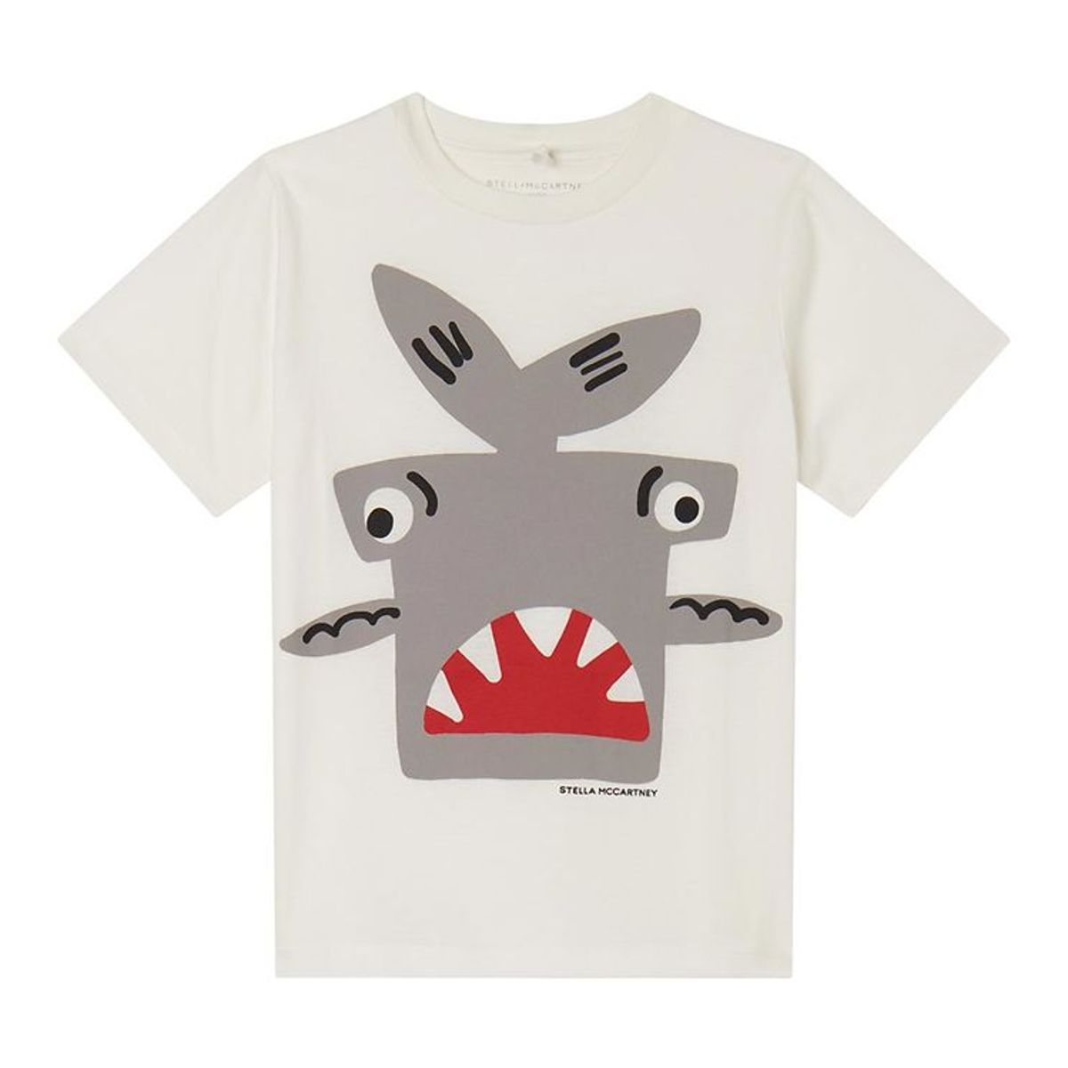 Stella McCartney Kids T-shirt - Hvid m. Haj