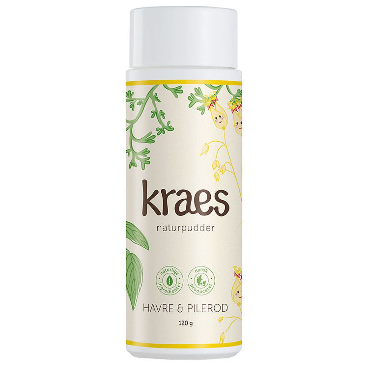 Kraes Naturpudder - Havre & Pilerod - 120 g