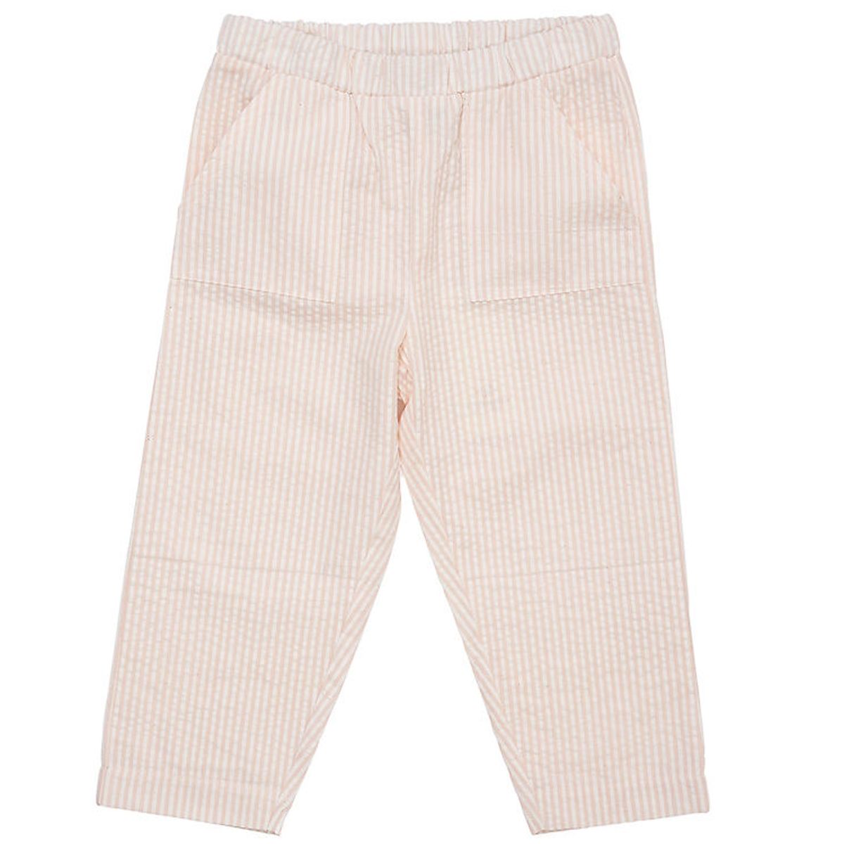 Copenhagen Colors Bukser - Dusty Rose/Cream Stripe