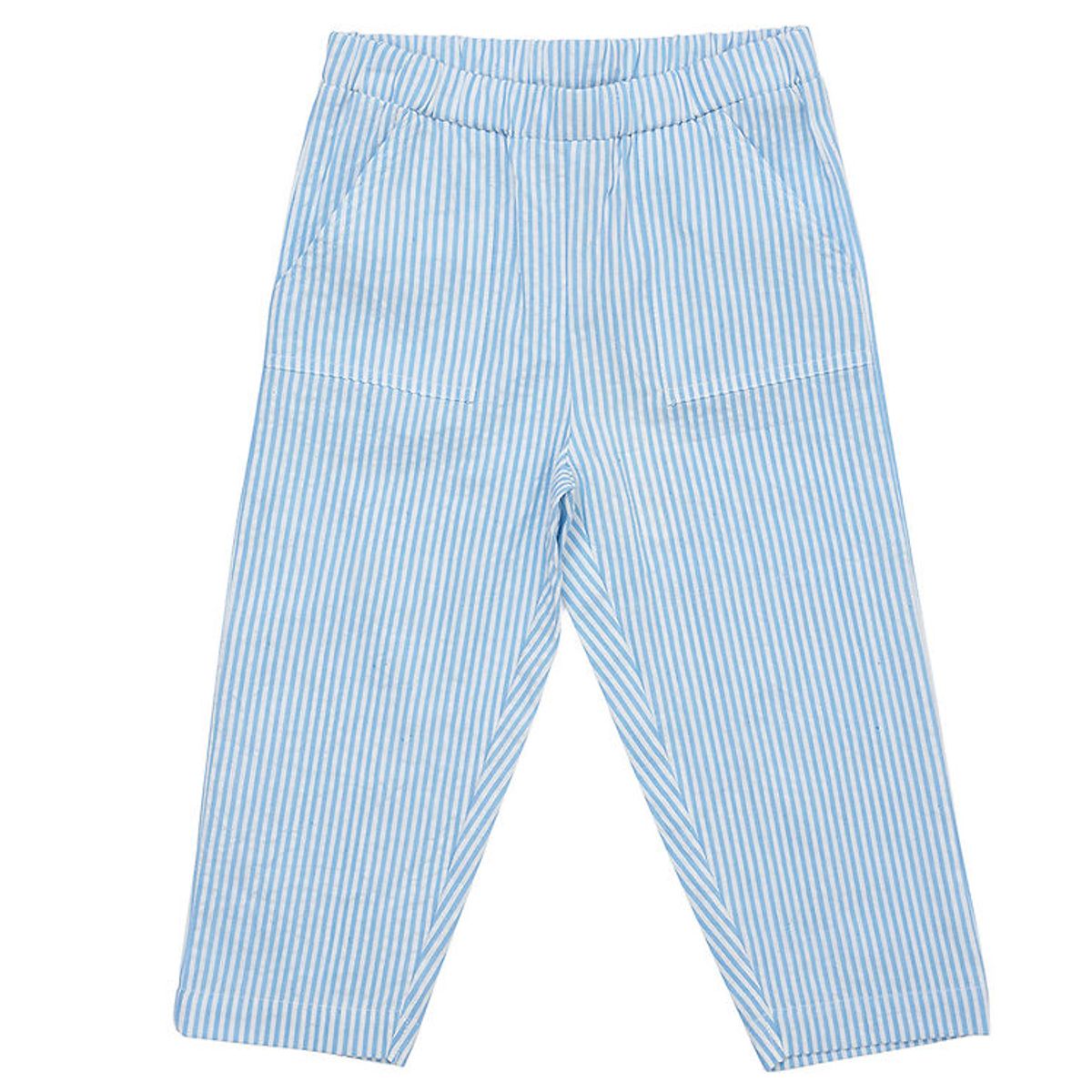 Copenhagen Colors Bukser - Sky Blue/Cream Stripe