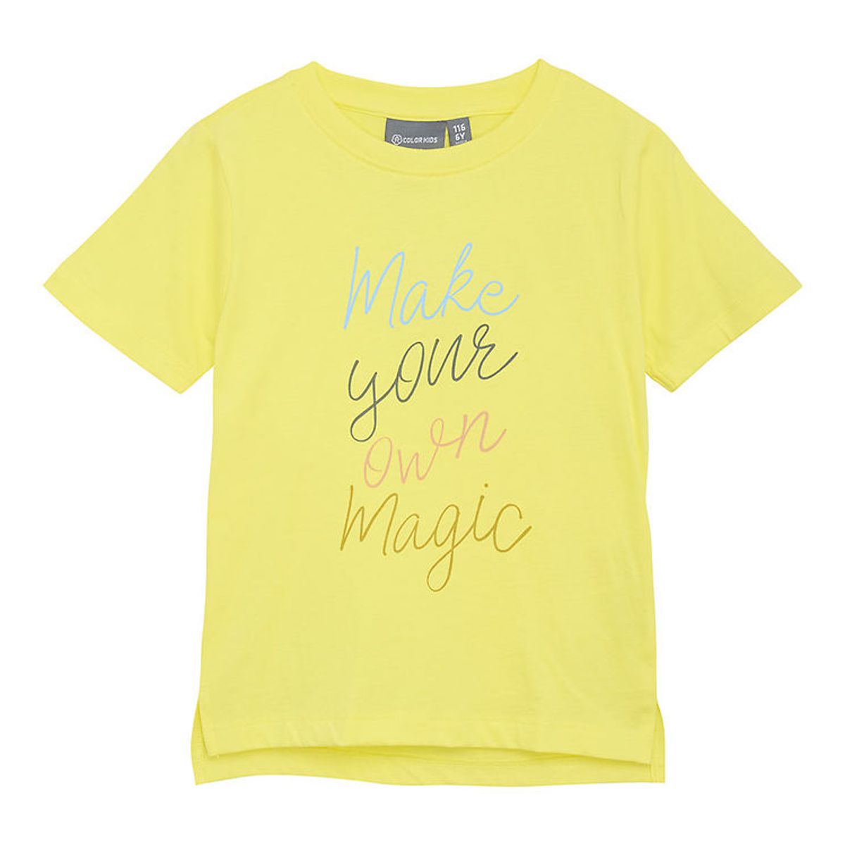 Color Kids T-Shirt - m. Print - Limelight