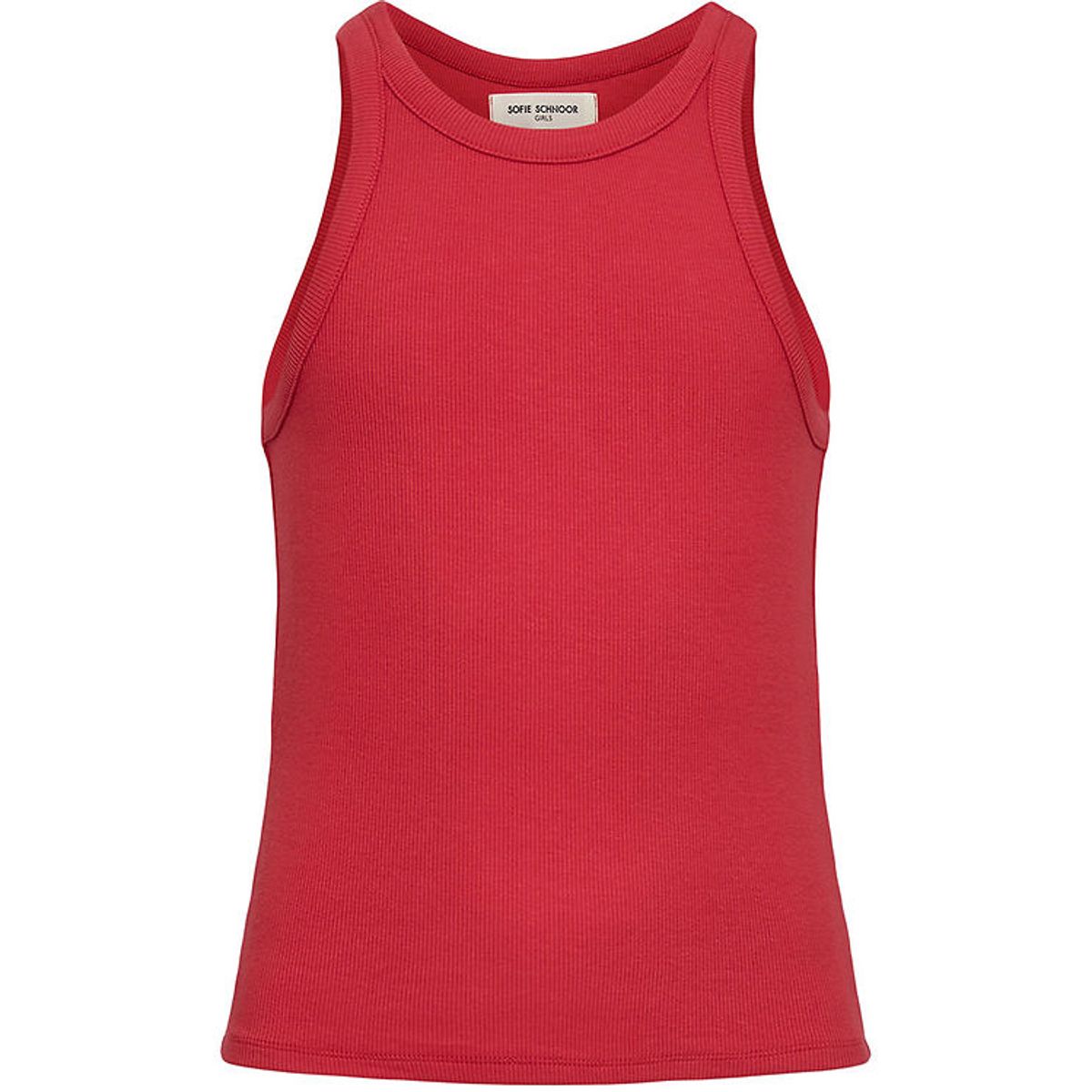 Sofie Schnoor Top - Rib - Berry Red