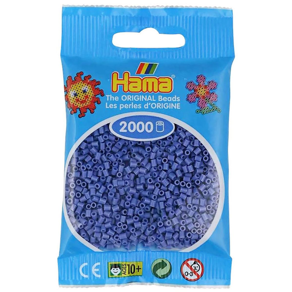 Hama Mini Perler - 2000 stk. - 107 Lavendel