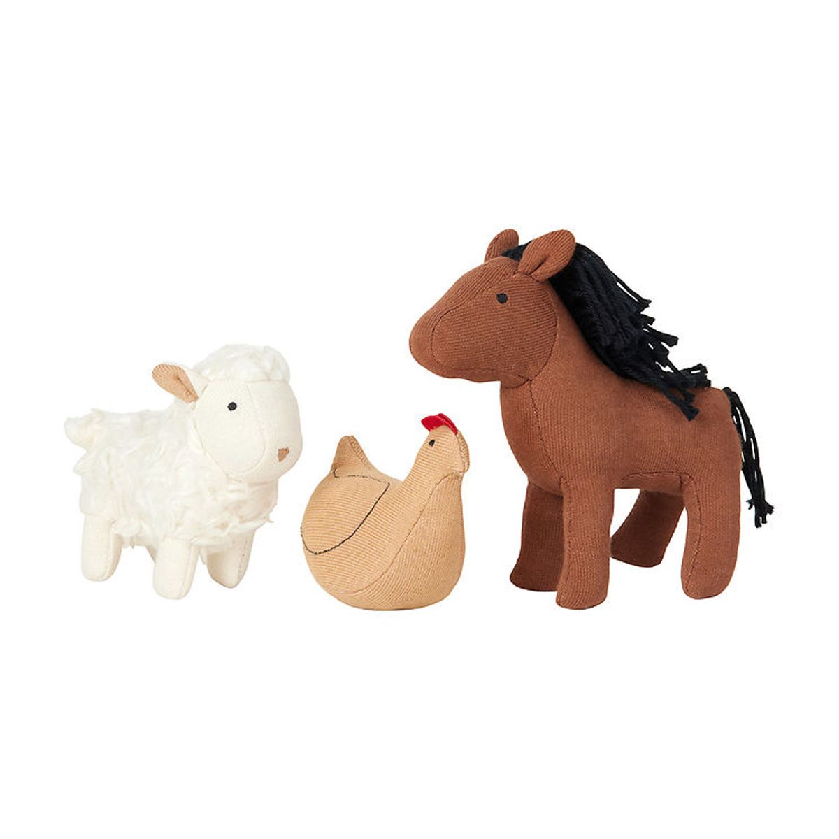 Fabelab Bamser - 3-pak - Pocket Friend - Farm Animals