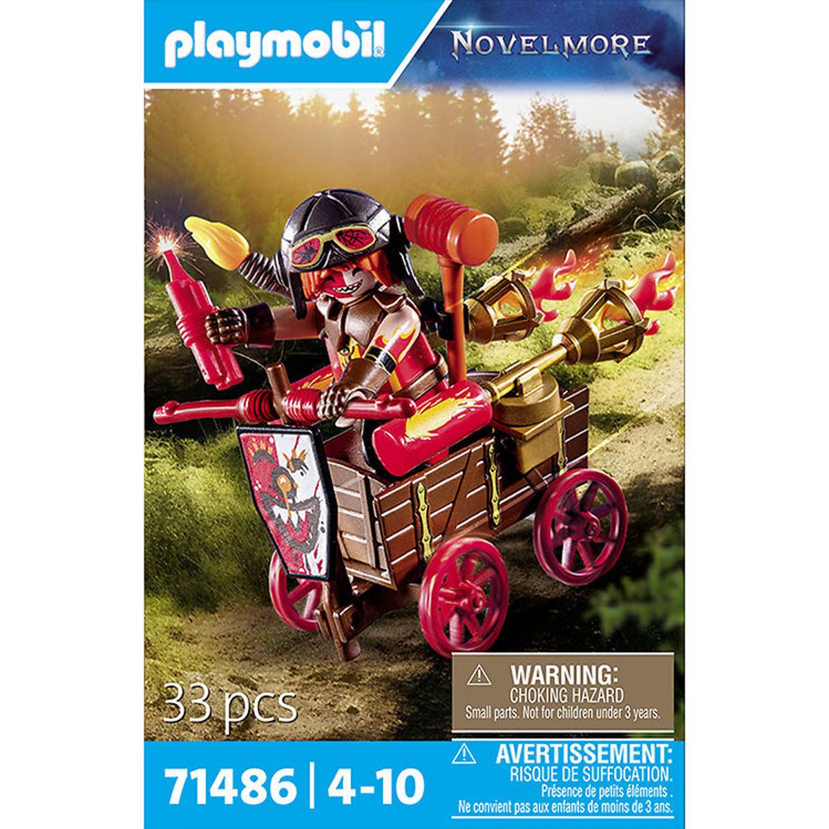 Playmobil Novelmore - Kahbooms Racerbil - 33 Dele - 71486