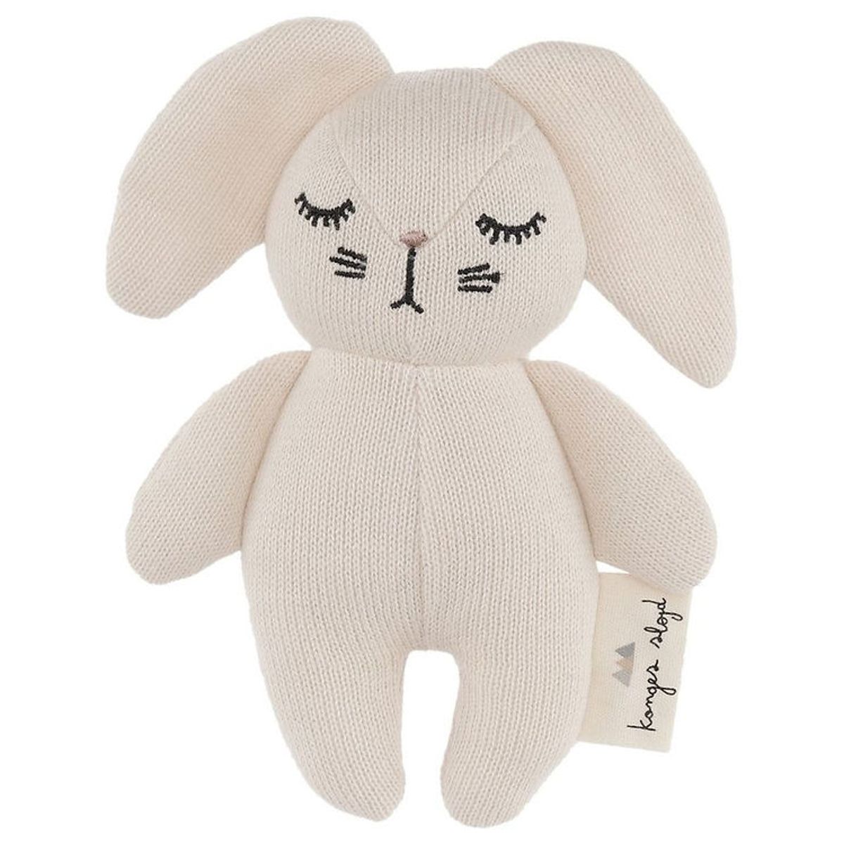 Konges Sløjd Rangle - Mini Rabbit - Offwhite