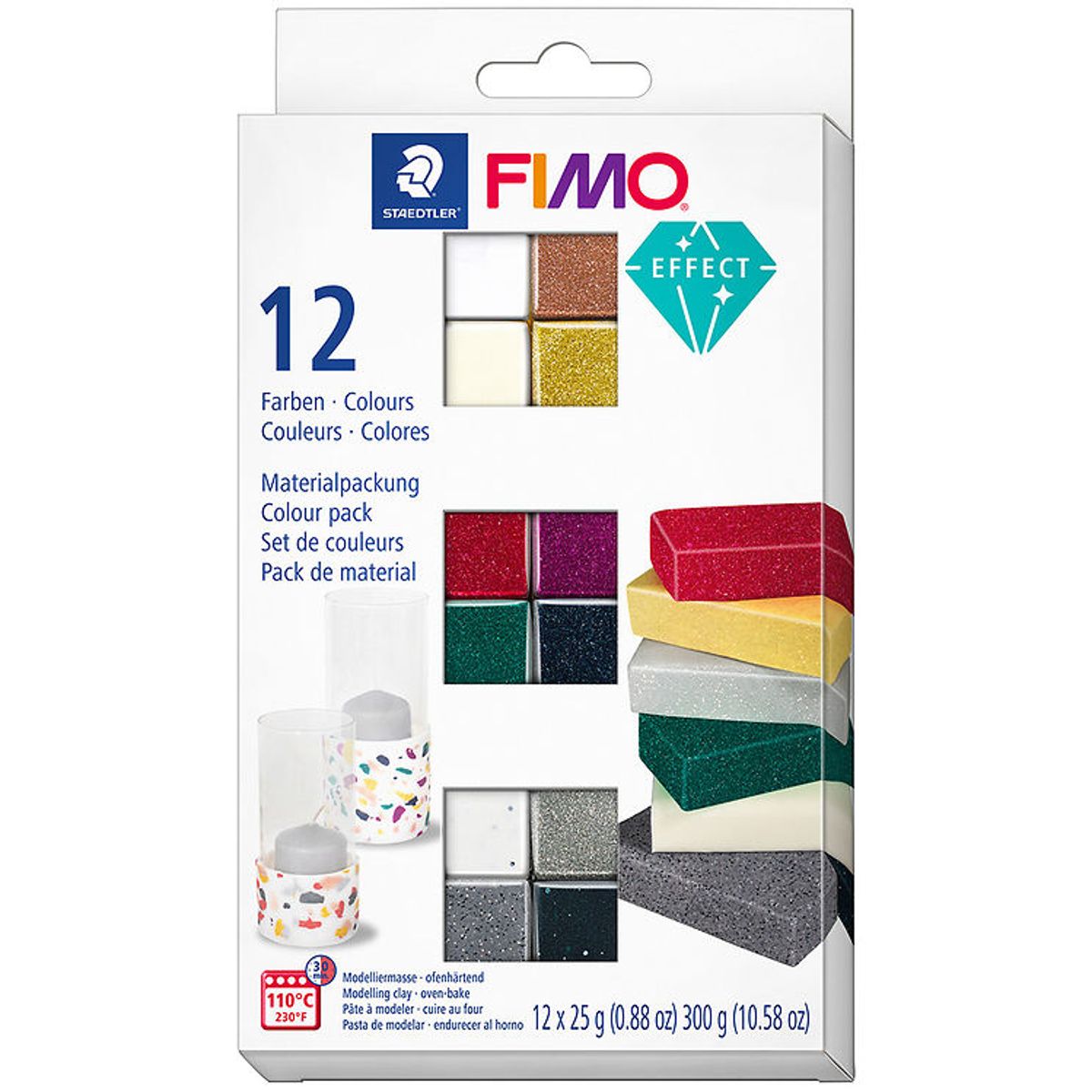 Staedtler FIMO Modellervoks - Soft - 12x25 g - Effect