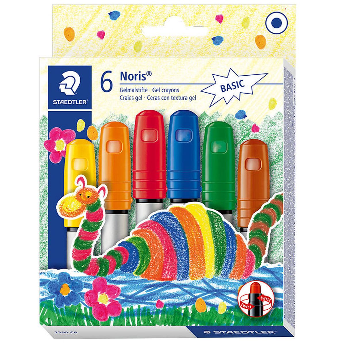 Staedtler Farvekridt - Gel Twisters - 6 stk