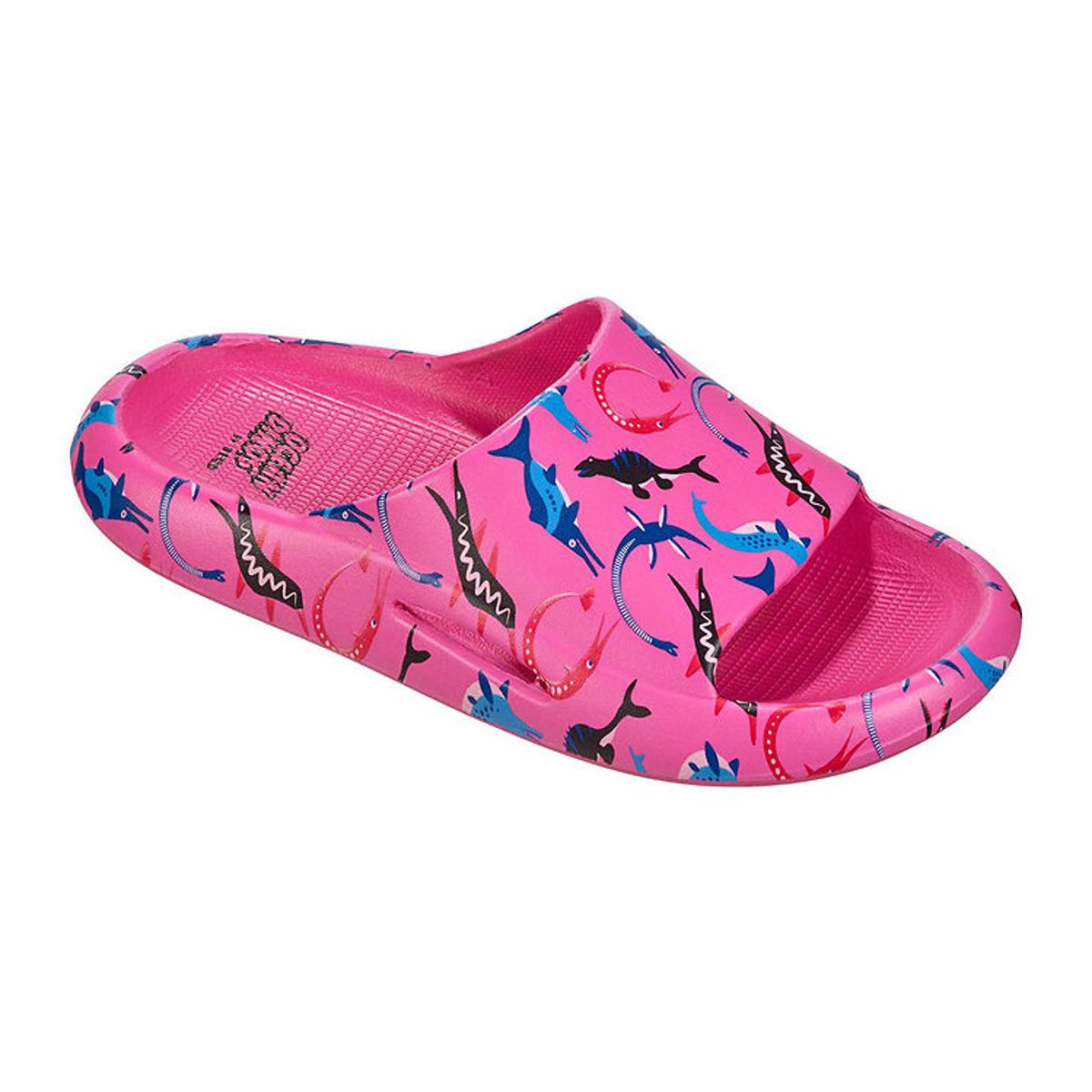 BECO Badesandaler - Ocean Dinos - Pink