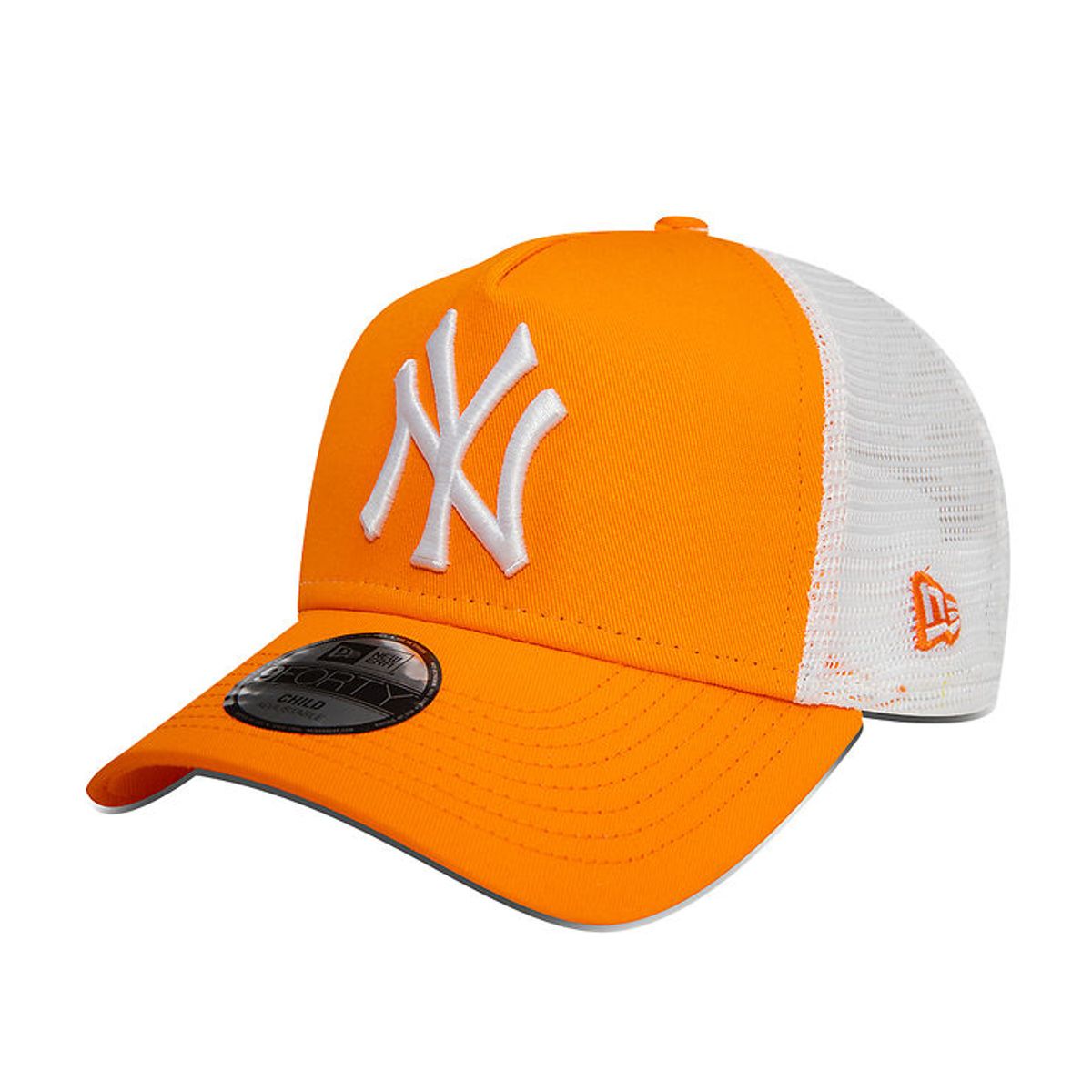 New Era Kasket - 9Forty - New York Yankees - Orange/Hvid