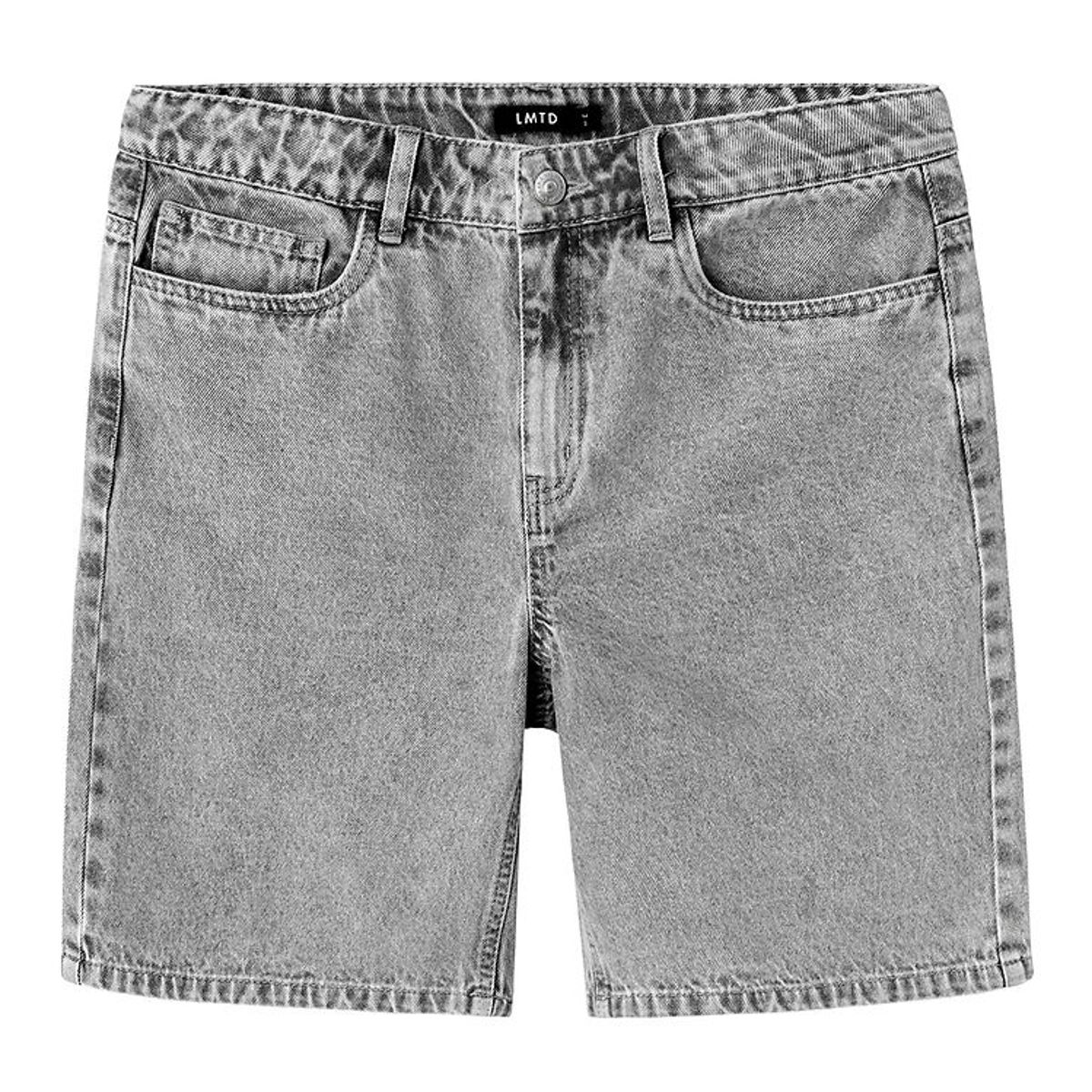 LMTD Shorts - NlfGlizza - Light Grey Denim Stonewash