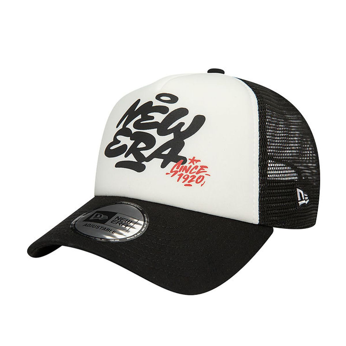 New Era Kasket - Trucker - Sort/Hvid