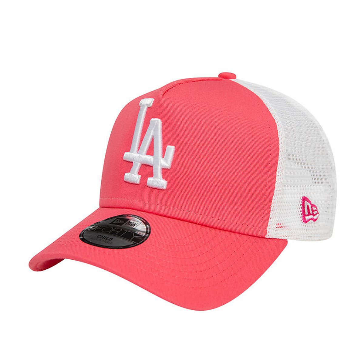 New Era Kasket - 9Forty - Dodgers - Pink/Hvid