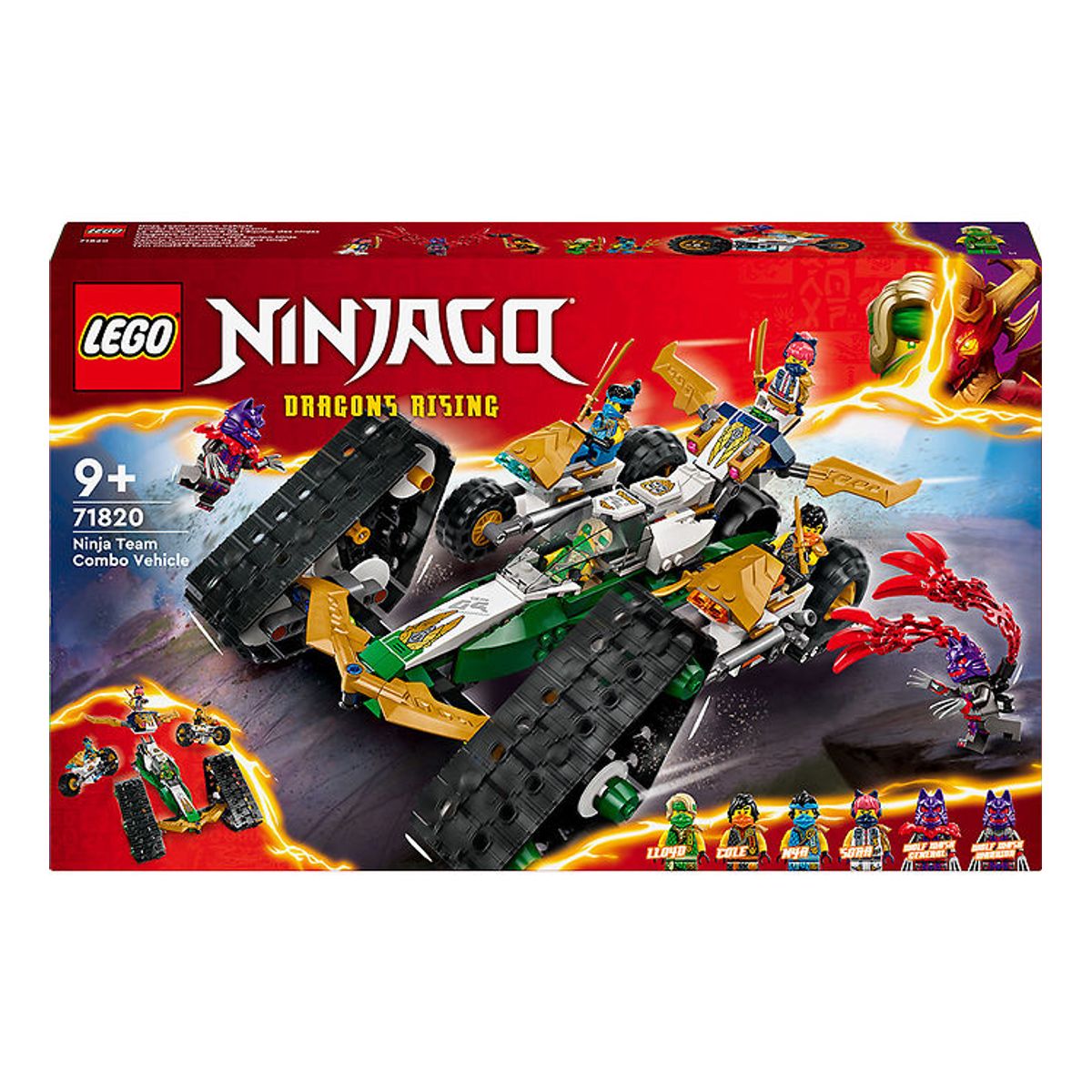 LEGO ® Ninjago - Ninjateamets Kombikøretøj 71820 - 576 Dele