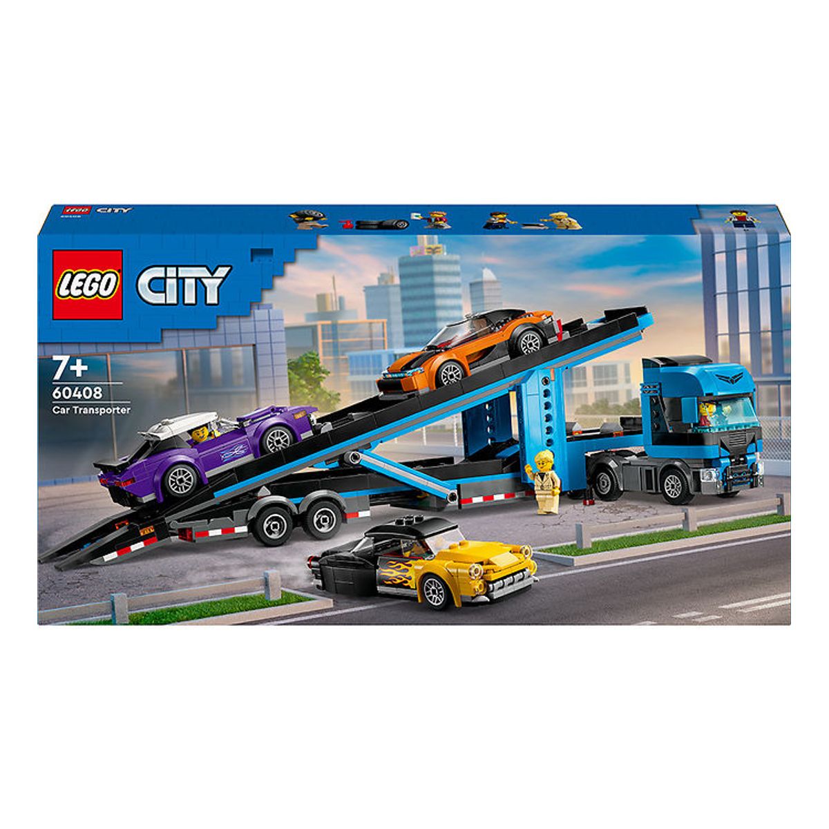 LEGO ® City - Biltransport Med Sportsvogne 60408 - 998 Dele