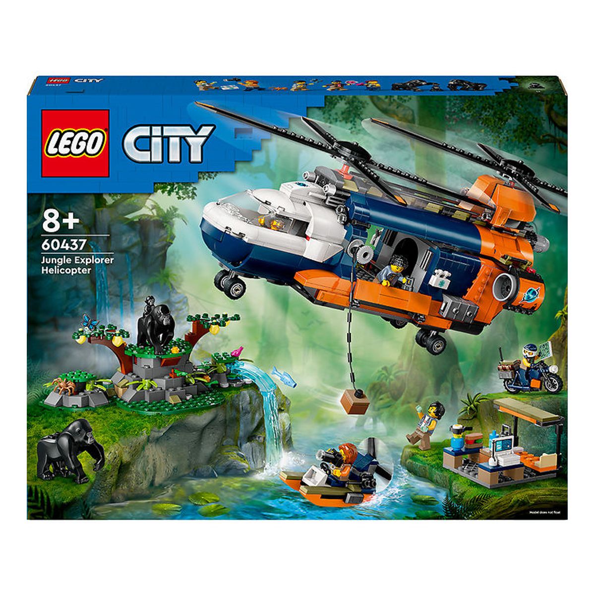 LEGO ® City - Jungleeventyr - Helikopter Og Ekspeditionsbase 6043