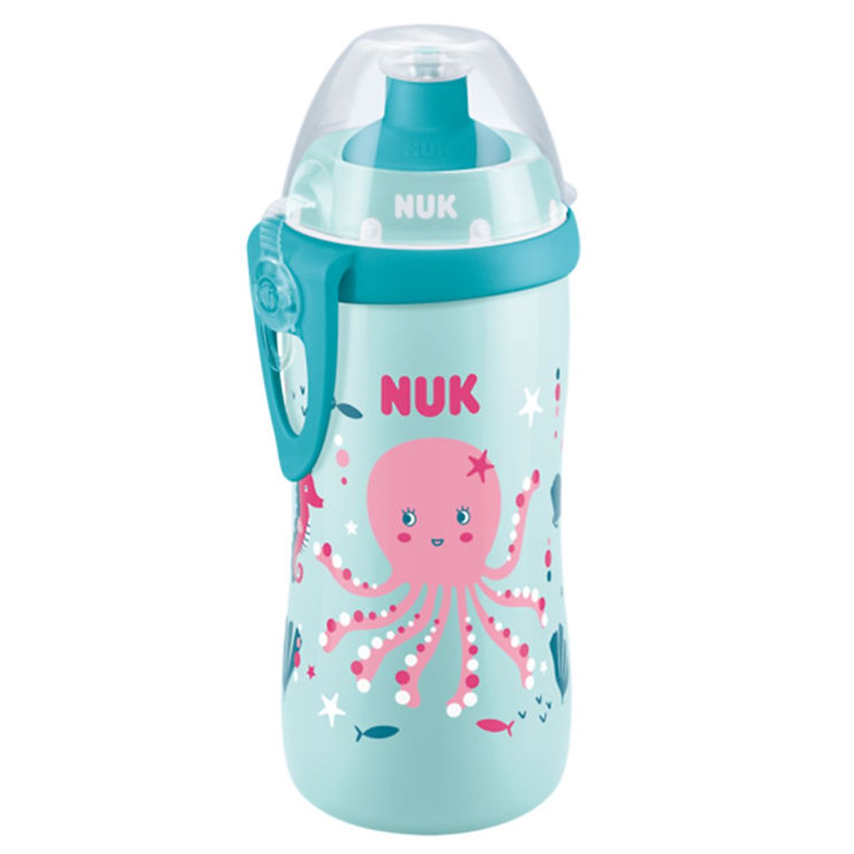 Nuk Drikkedunk m. Tud - Junior - Chameleon - 300 ml - Blå/Rosa