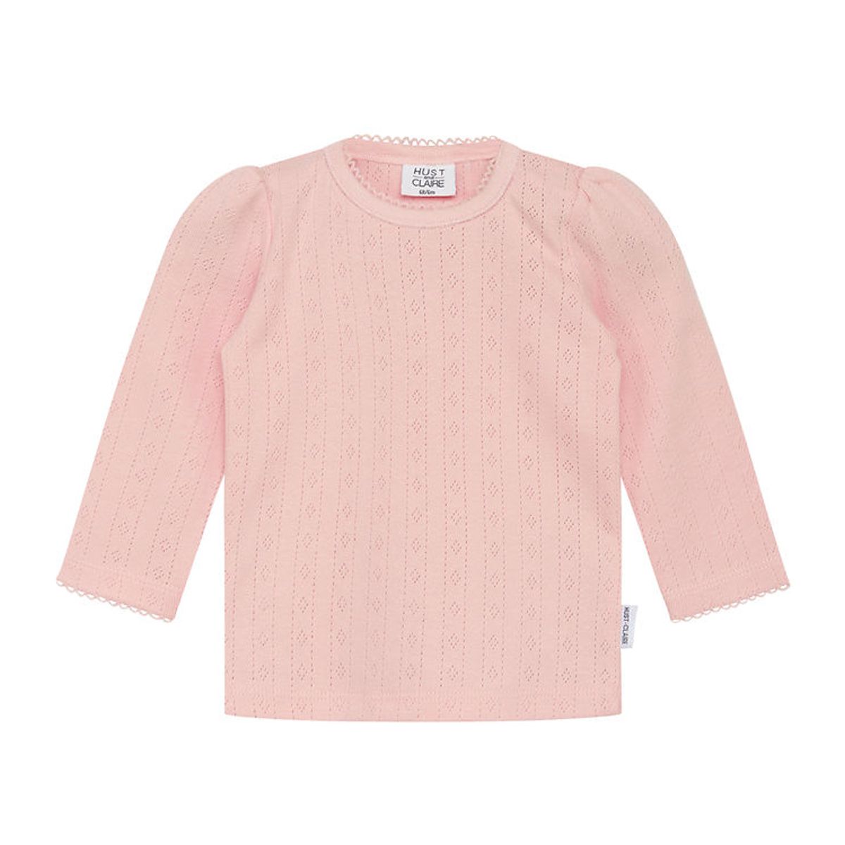 Hust and Claire Bluse - Andreia - Icy Pink m. Hulmønster