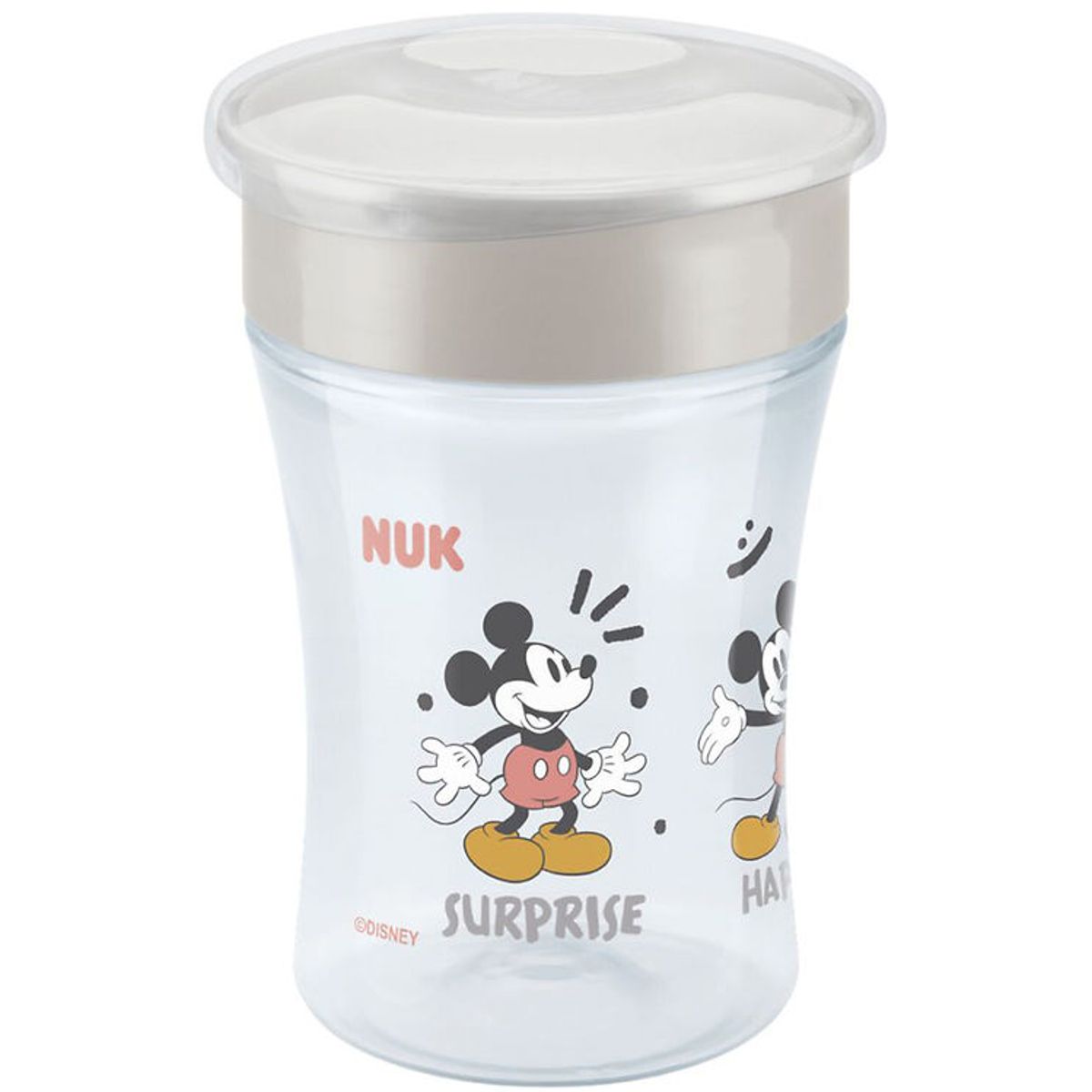 Nuk Drikkekop - Magic - 230ml - Mickey Mouse Grå