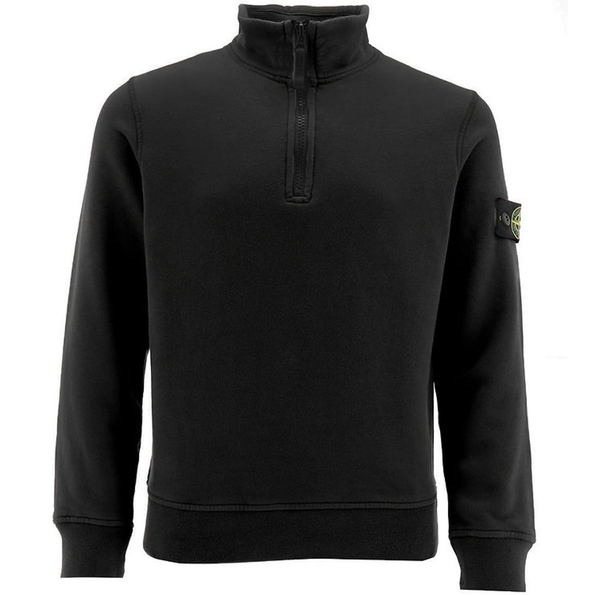 Stone Island Sweatshirt m. Lynlås - Sort