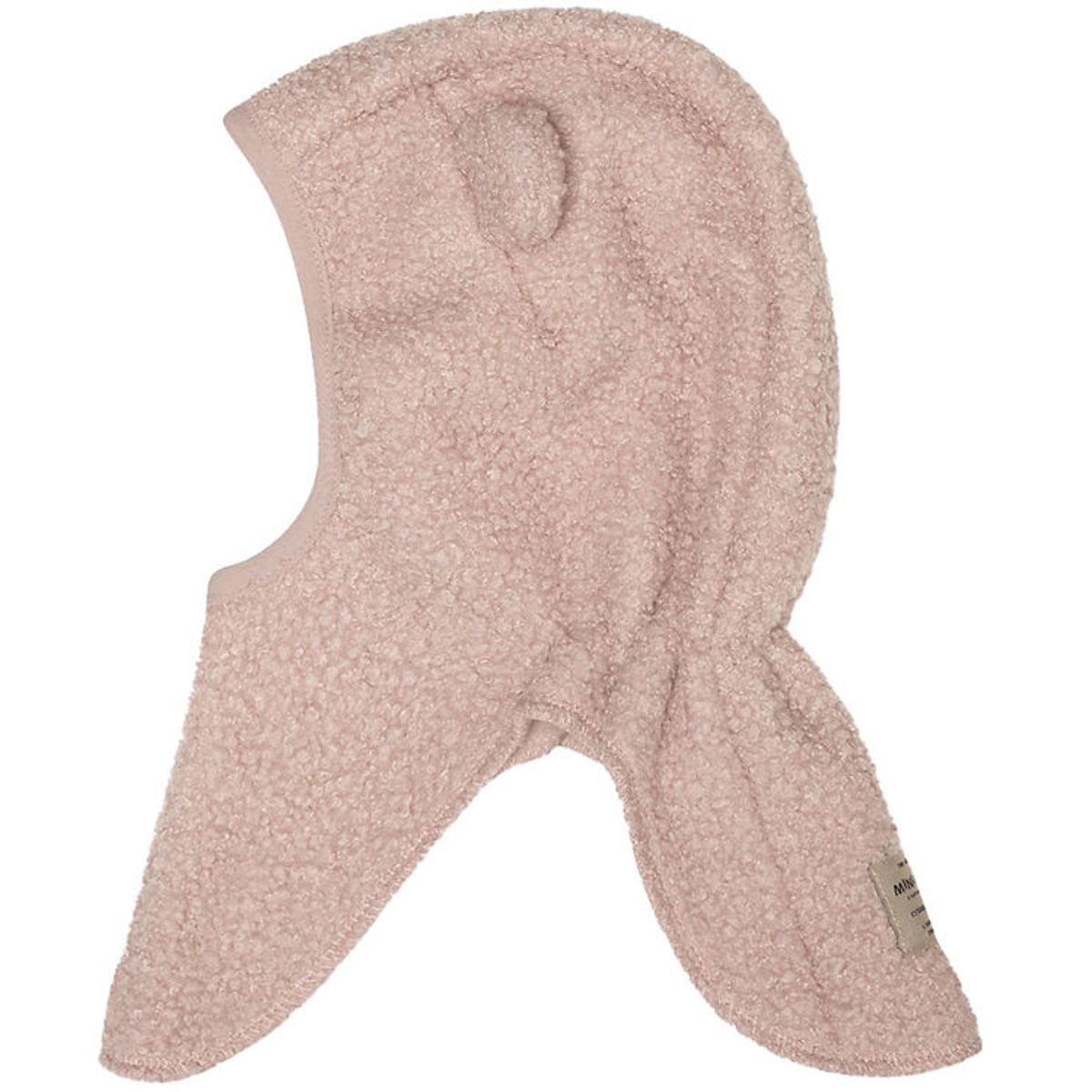 Mini a Ture Elefanthue - Fleece - Teddy - Matjeffi - Adobe Rose