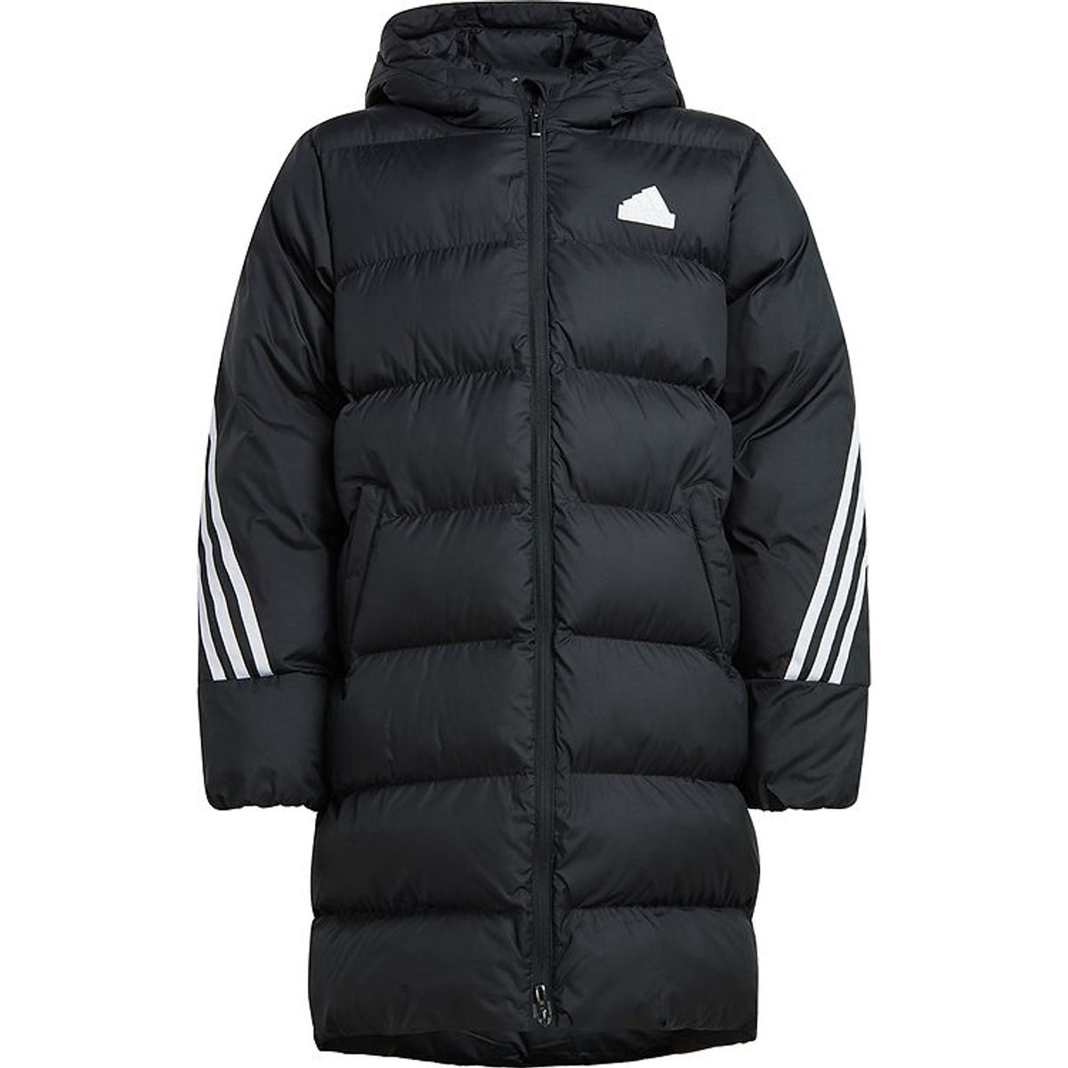 adidas Performance Dynefrakke - J FI 3S Parka - Sort m. Hvid