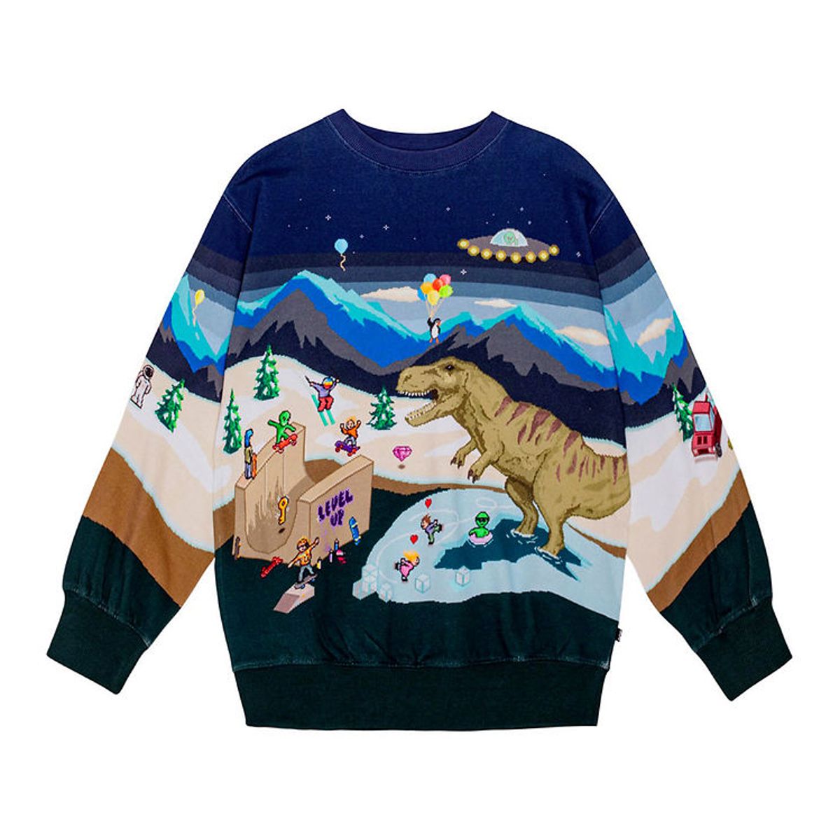 Molo Sweatshirt - Monti - Pixelscape