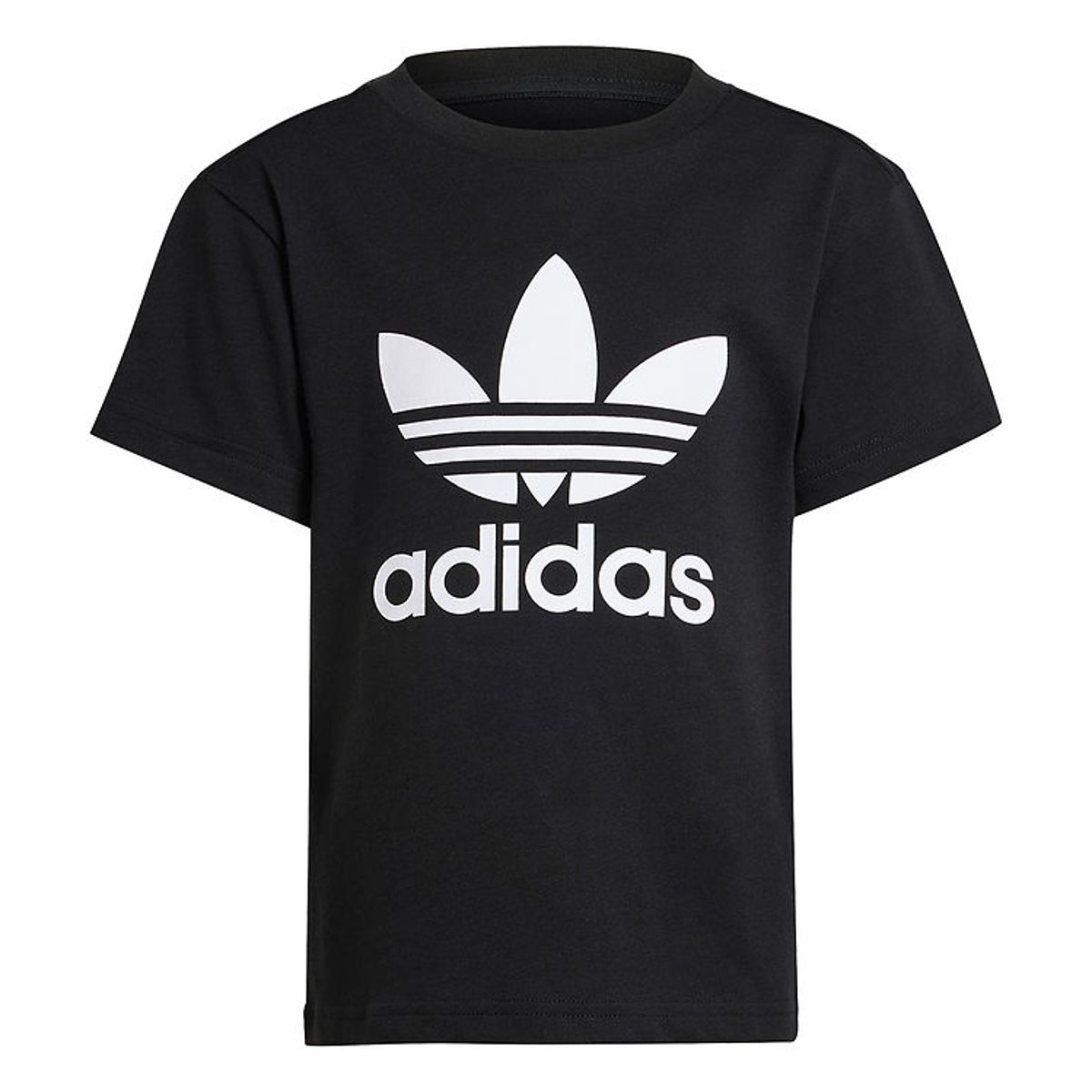 adidas Originals T-shirt - Trefoil - Sort/Hvid