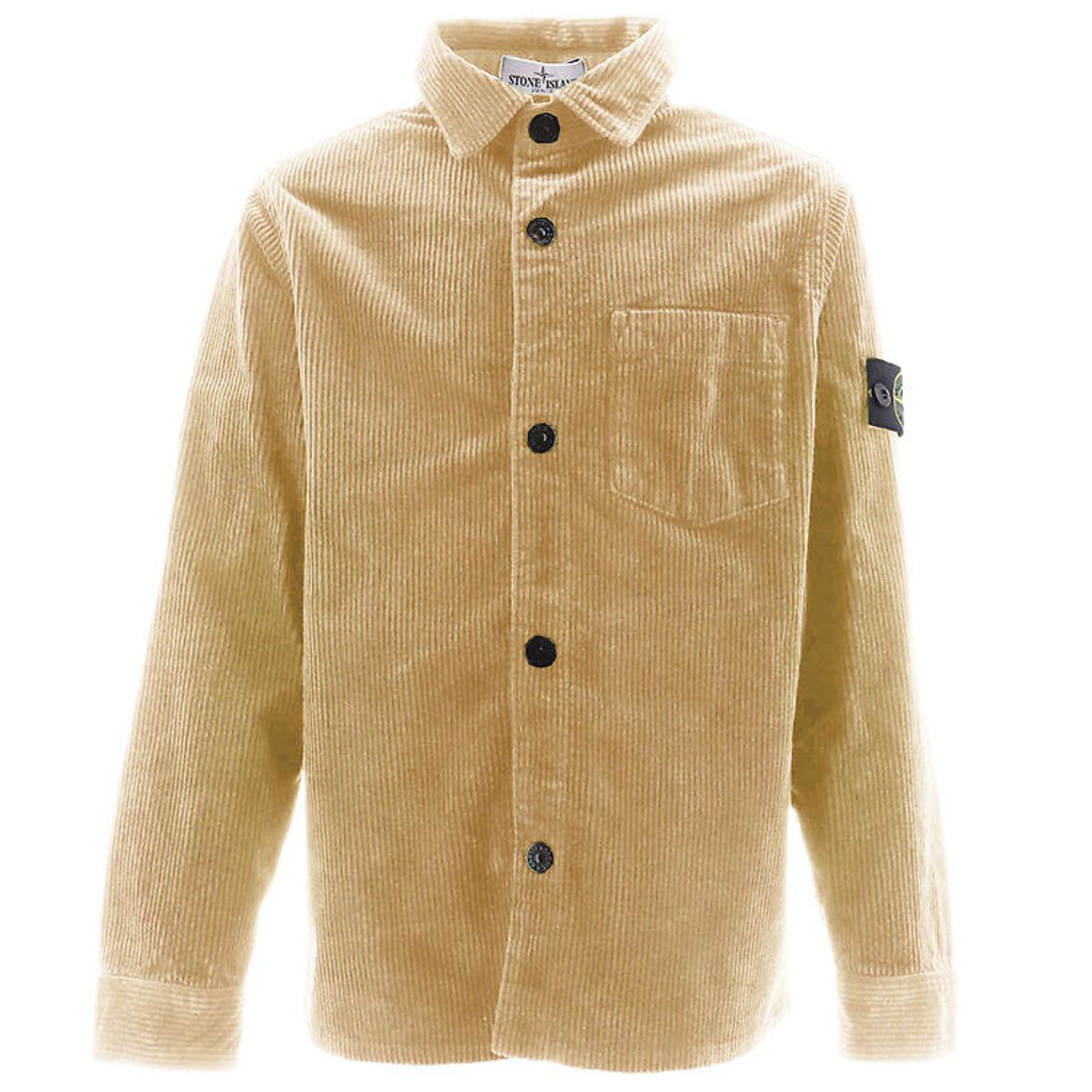 Stone Island Skjorte - Fløjl - Natural Beige