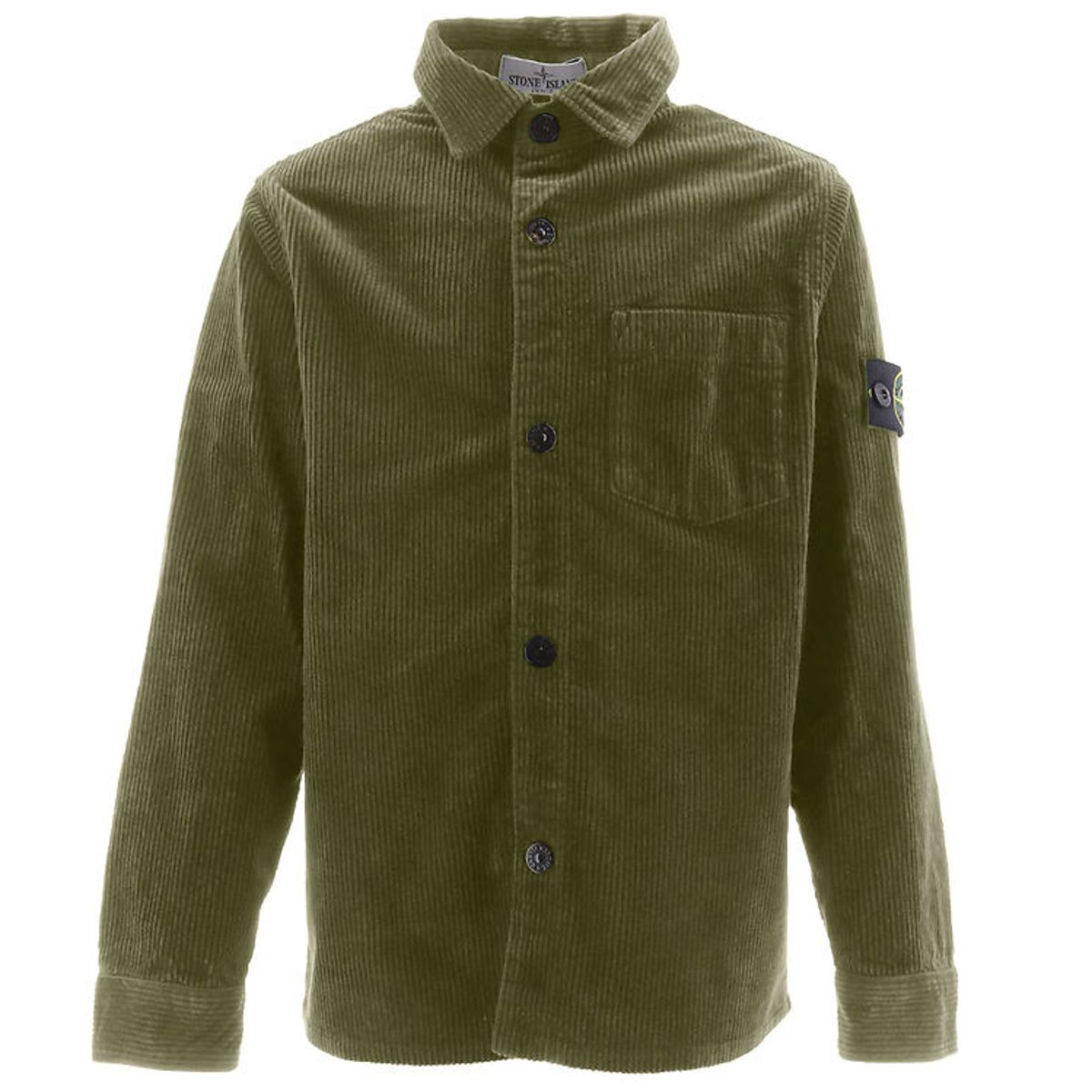 Stone Island Overshirt - Fløjl - Sage