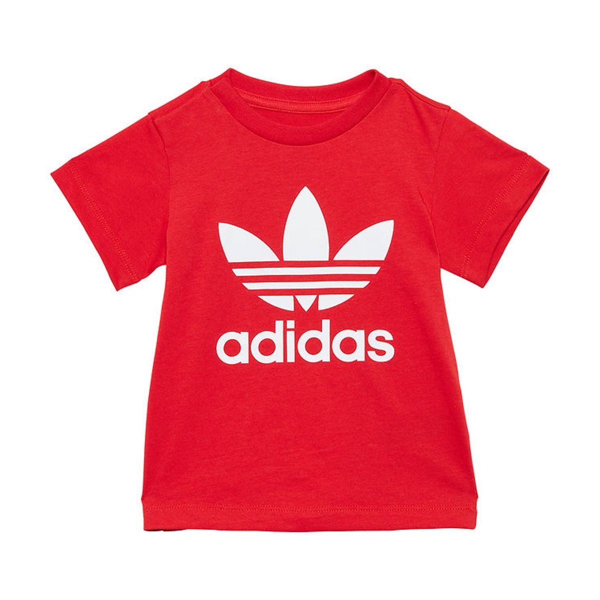 adidas Originals T-shirt - Trefoil - Rød/Hvid